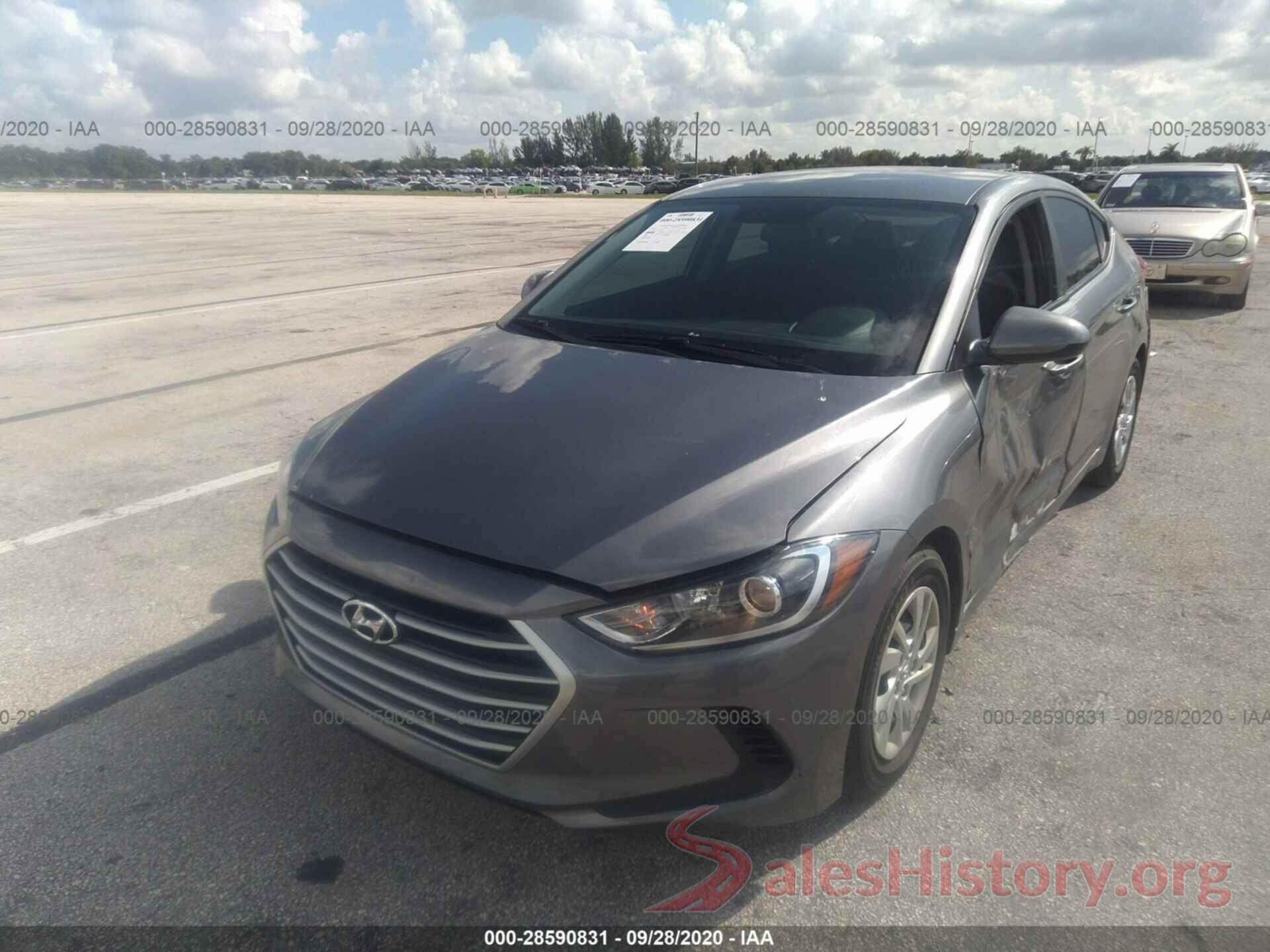 5NPD74LF7JH391253 2018 HYUNDAI ELANTRA