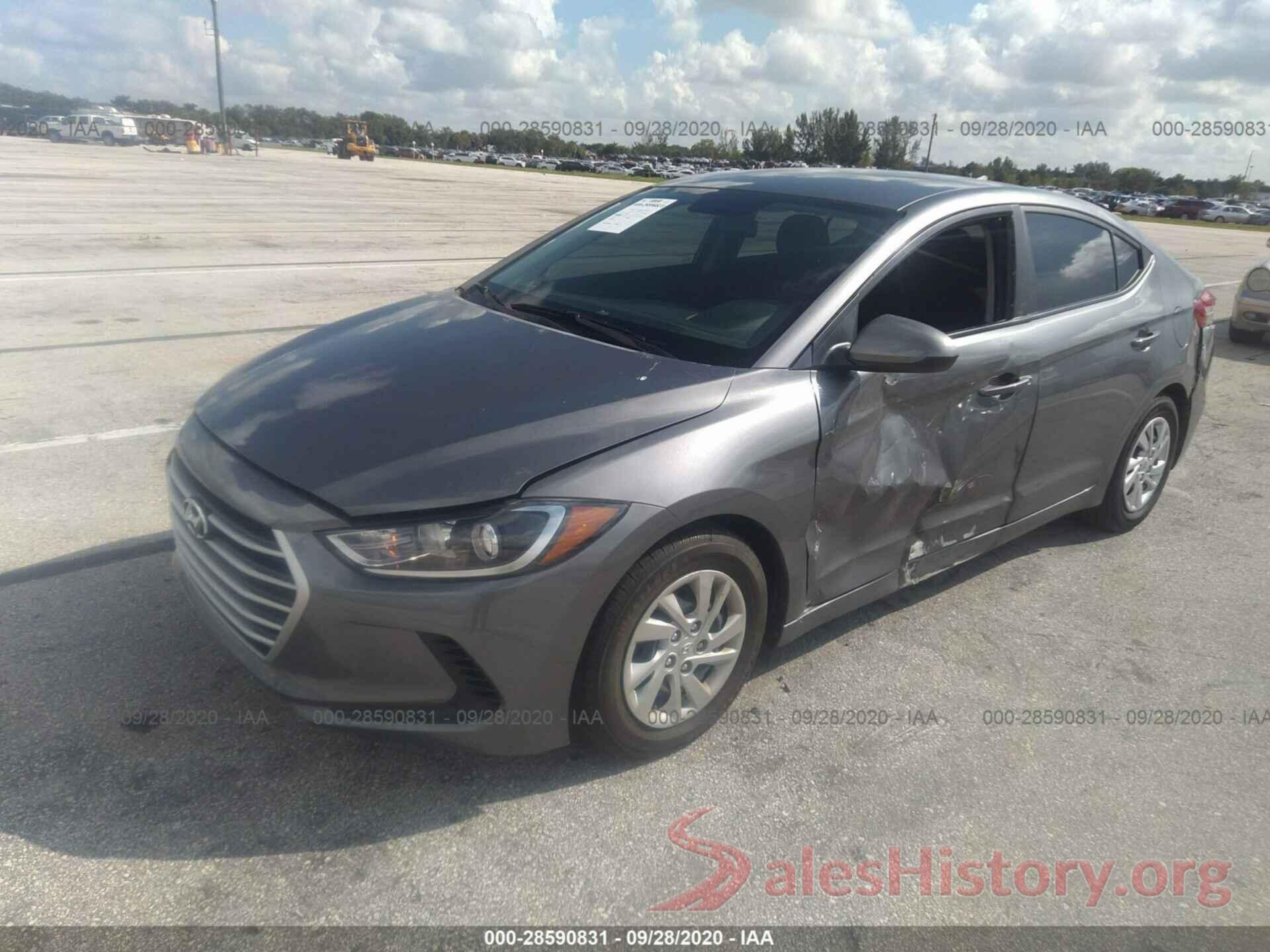 5NPD74LF7JH391253 2018 HYUNDAI ELANTRA