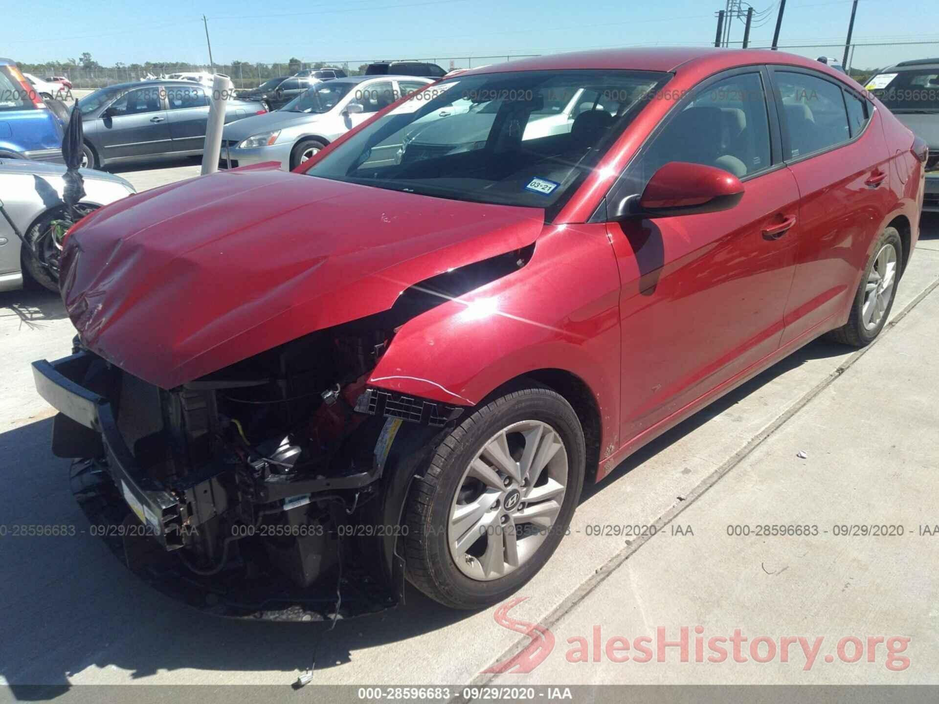 5NPD84LFXKH403748 2019 HYUNDAI ELANTRA