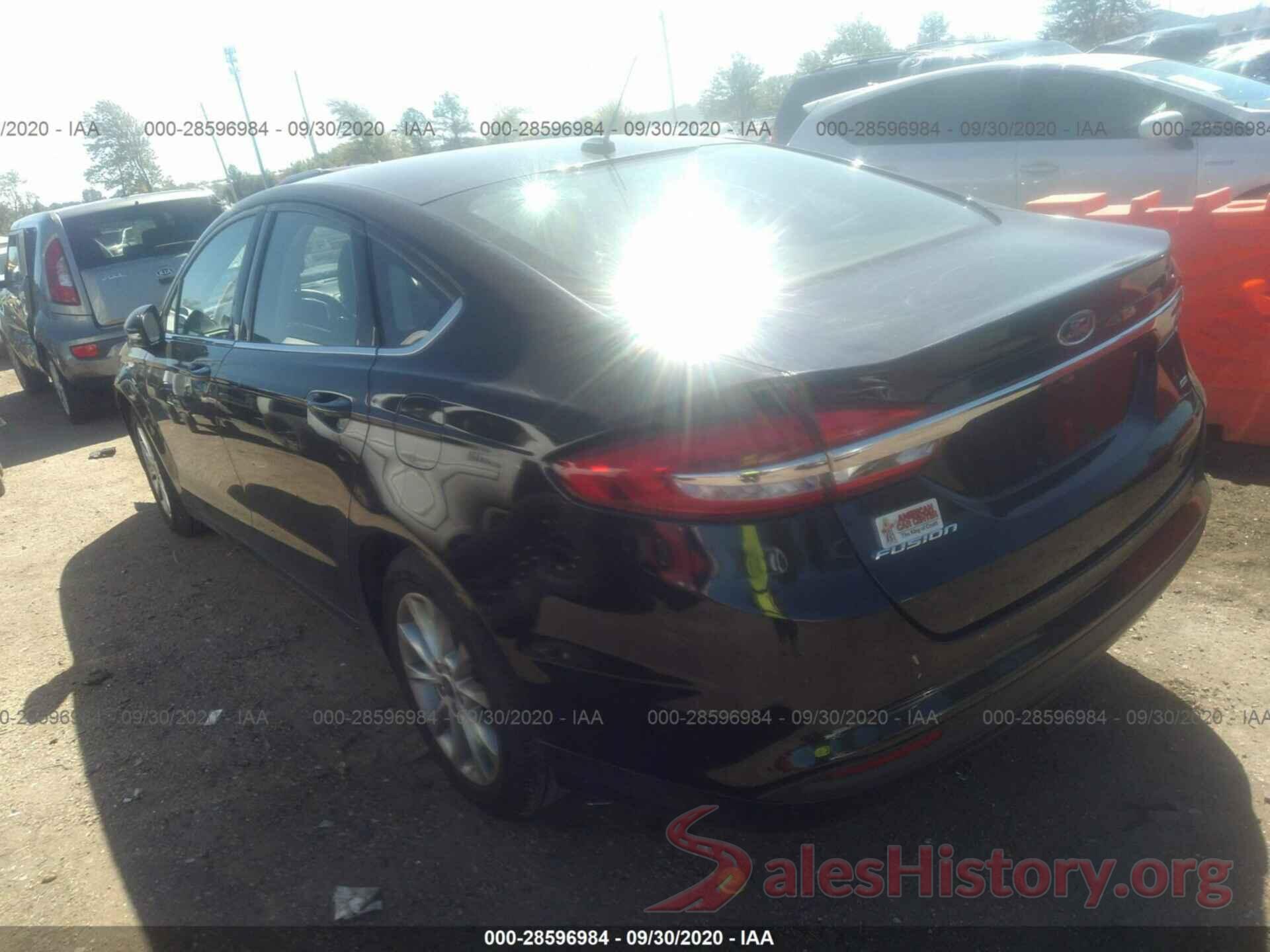 3FA6P0H72HR370391 2017 FORD FUSION