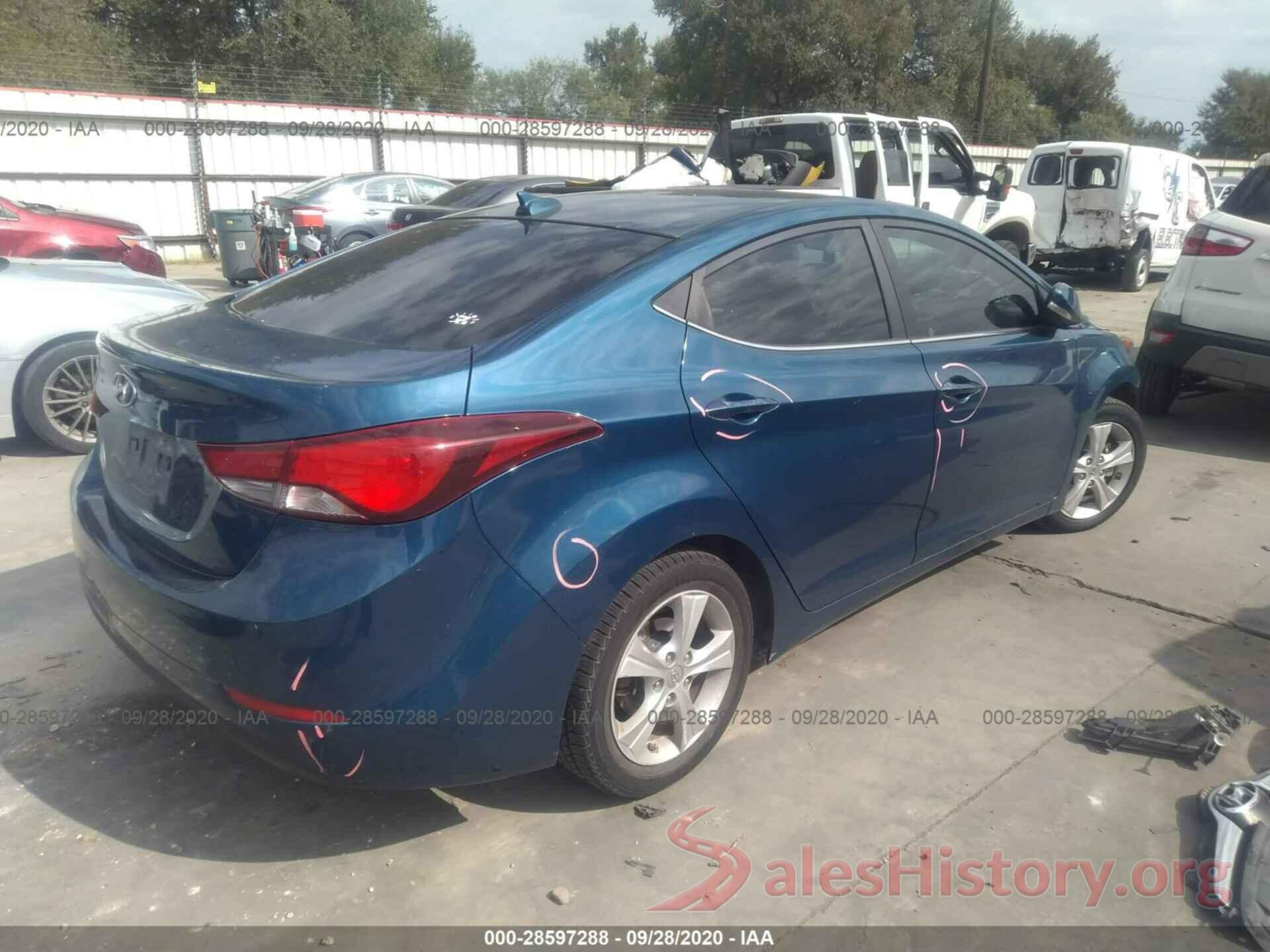 KMHDH4AE9GU564935 2016 HYUNDAI ELANTRA