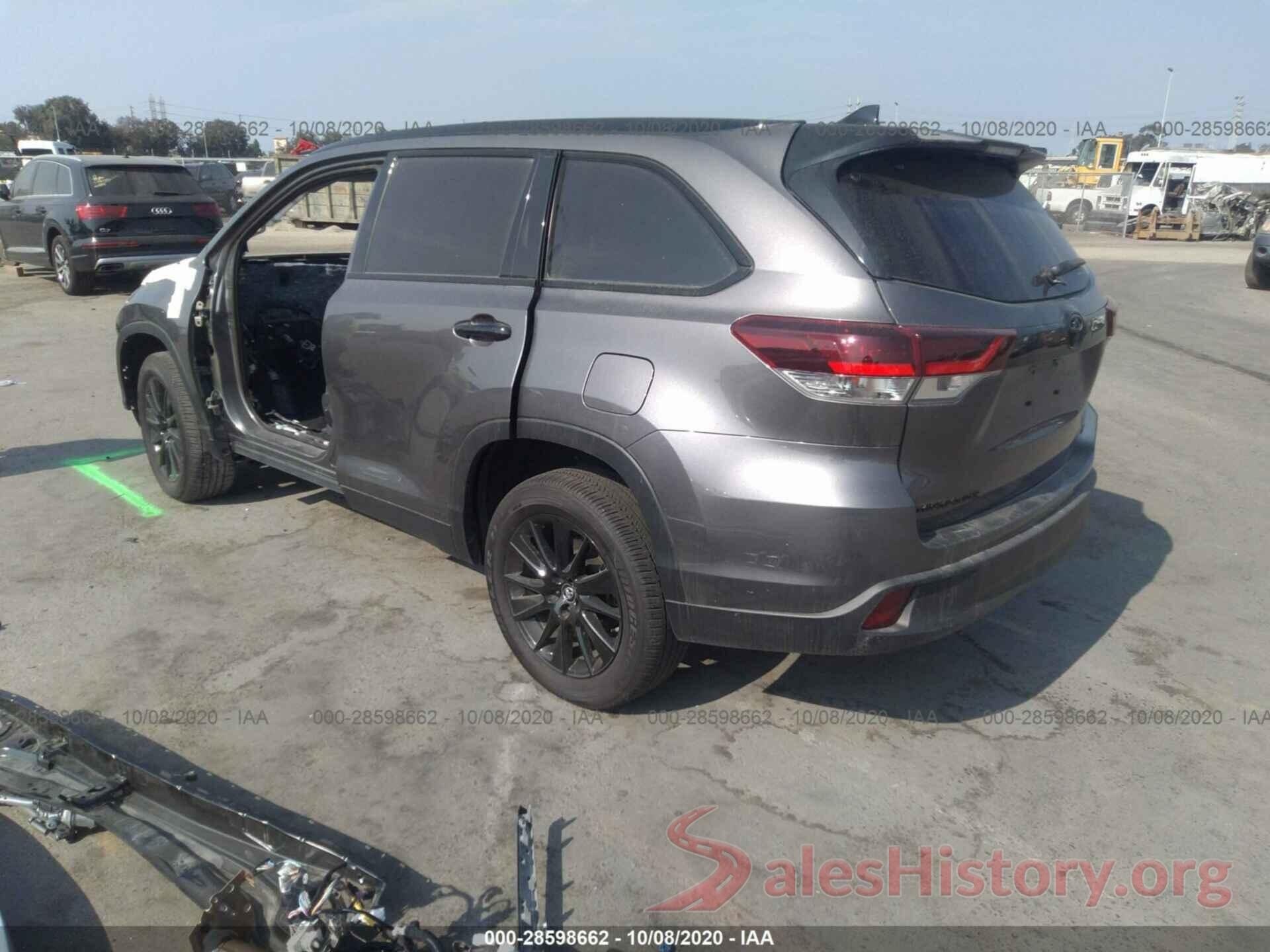 5TDKZRFH8KS321980 2019 TOYOTA HIGHLANDER