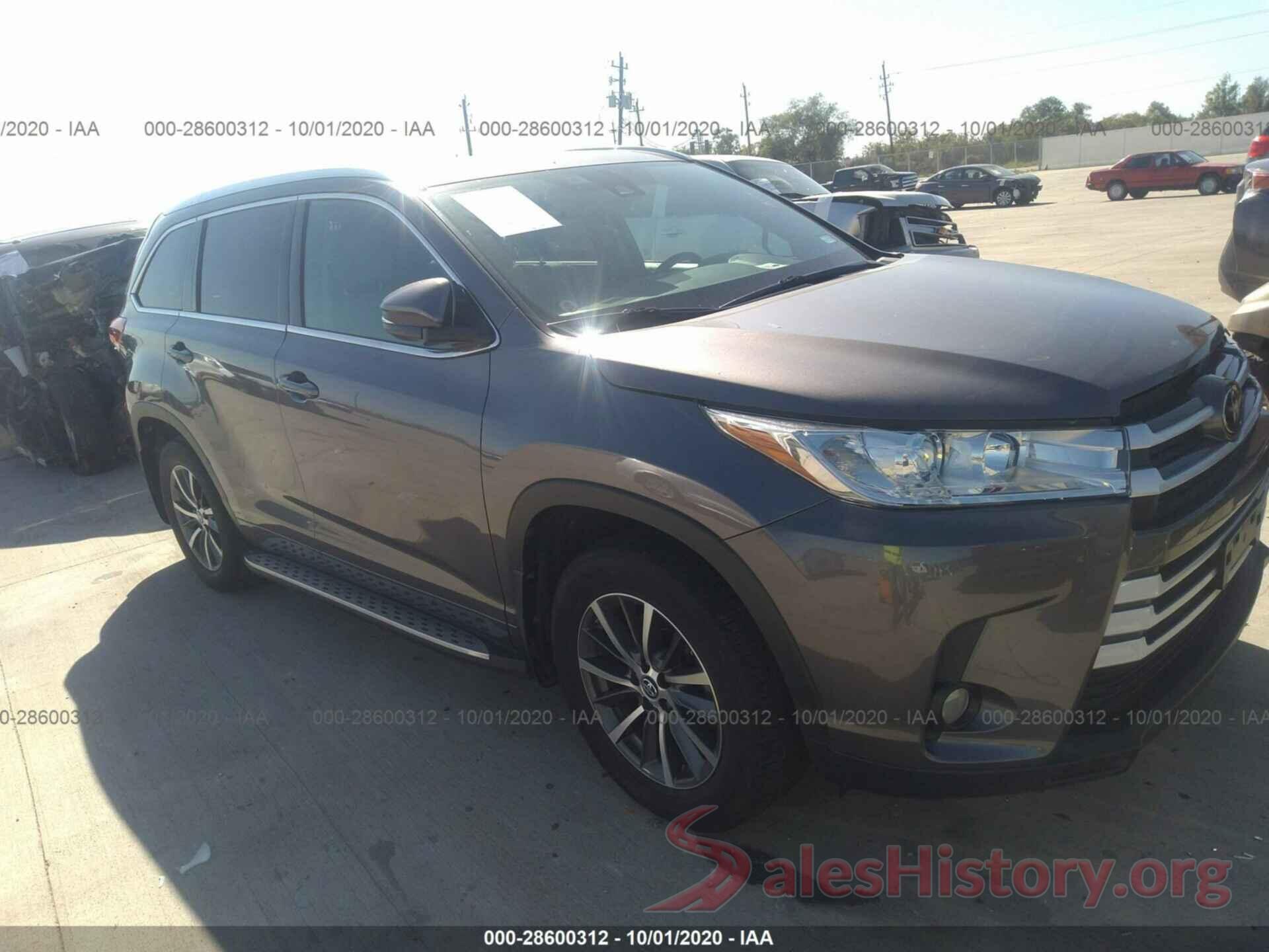 5TDKZRFHXHS523194 2017 TOYOTA HIGHLANDER