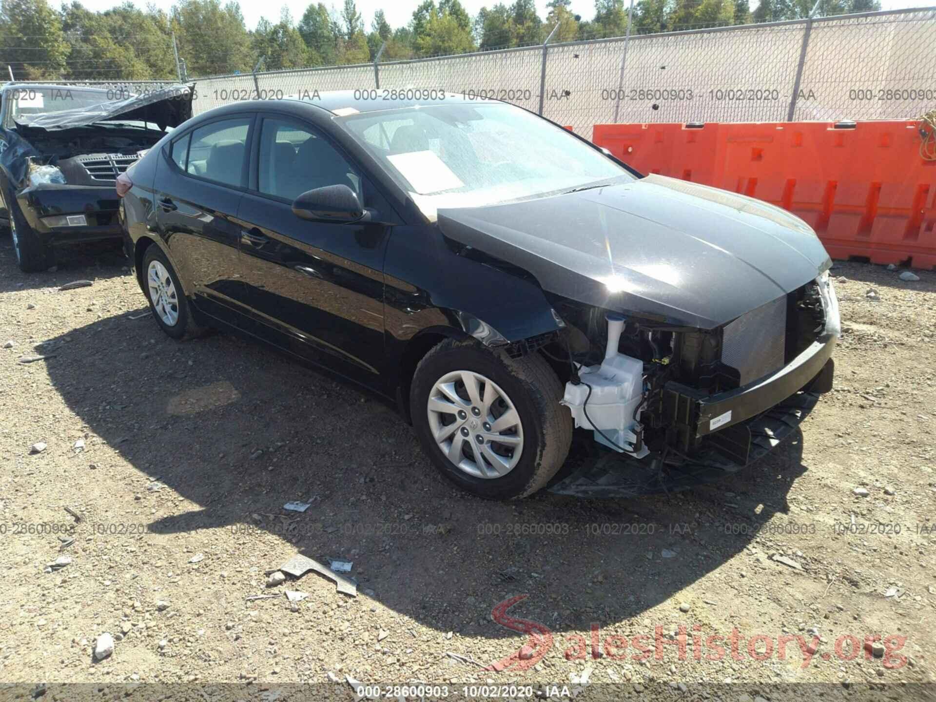 5NPD74LF4LH526885 2020 HYUNDAI ELANTRA