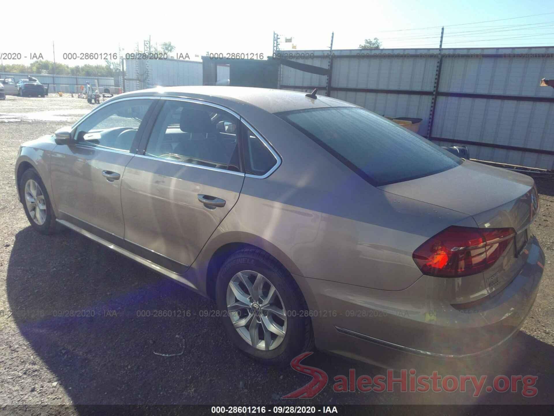 1VWAS7A3XGC013408 2016 VOLKSWAGEN PASSAT