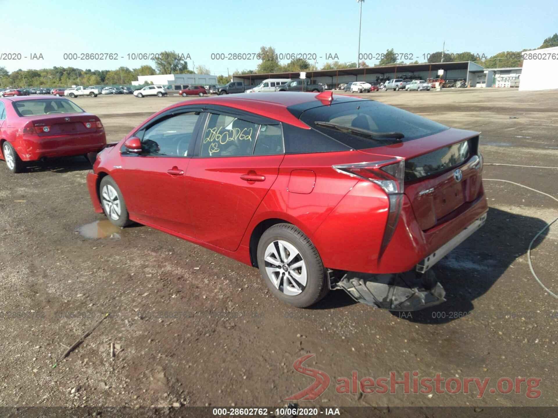 JTDKARFU6G3502380 2016 TOYOTA PRIUS