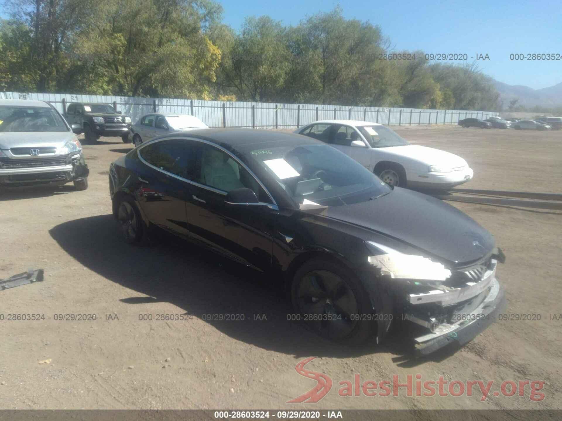 5YJ3E1EB5KF390645 2019 TESLA MODEL 3