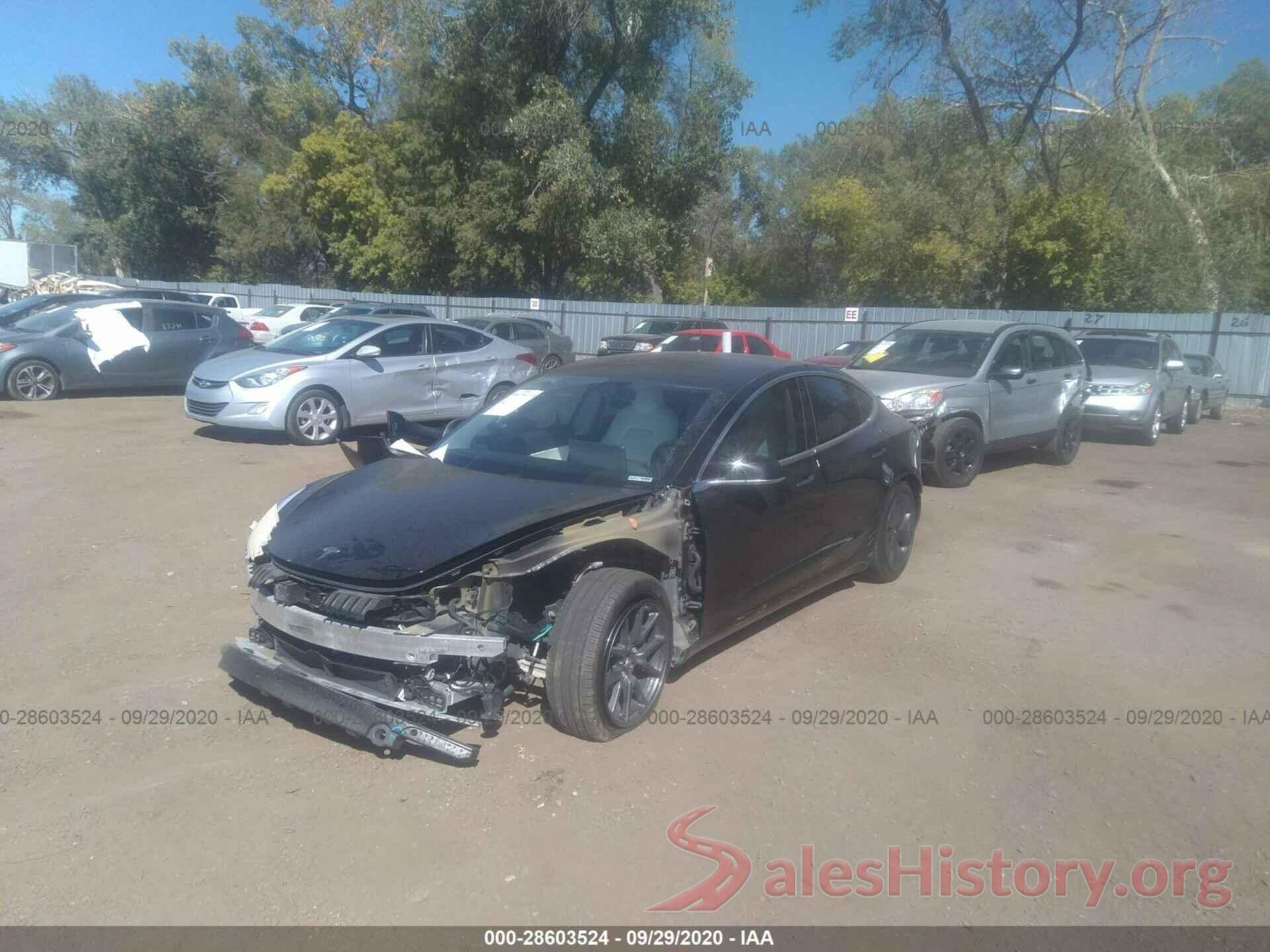 5YJ3E1EB5KF390645 2019 TESLA MODEL 3