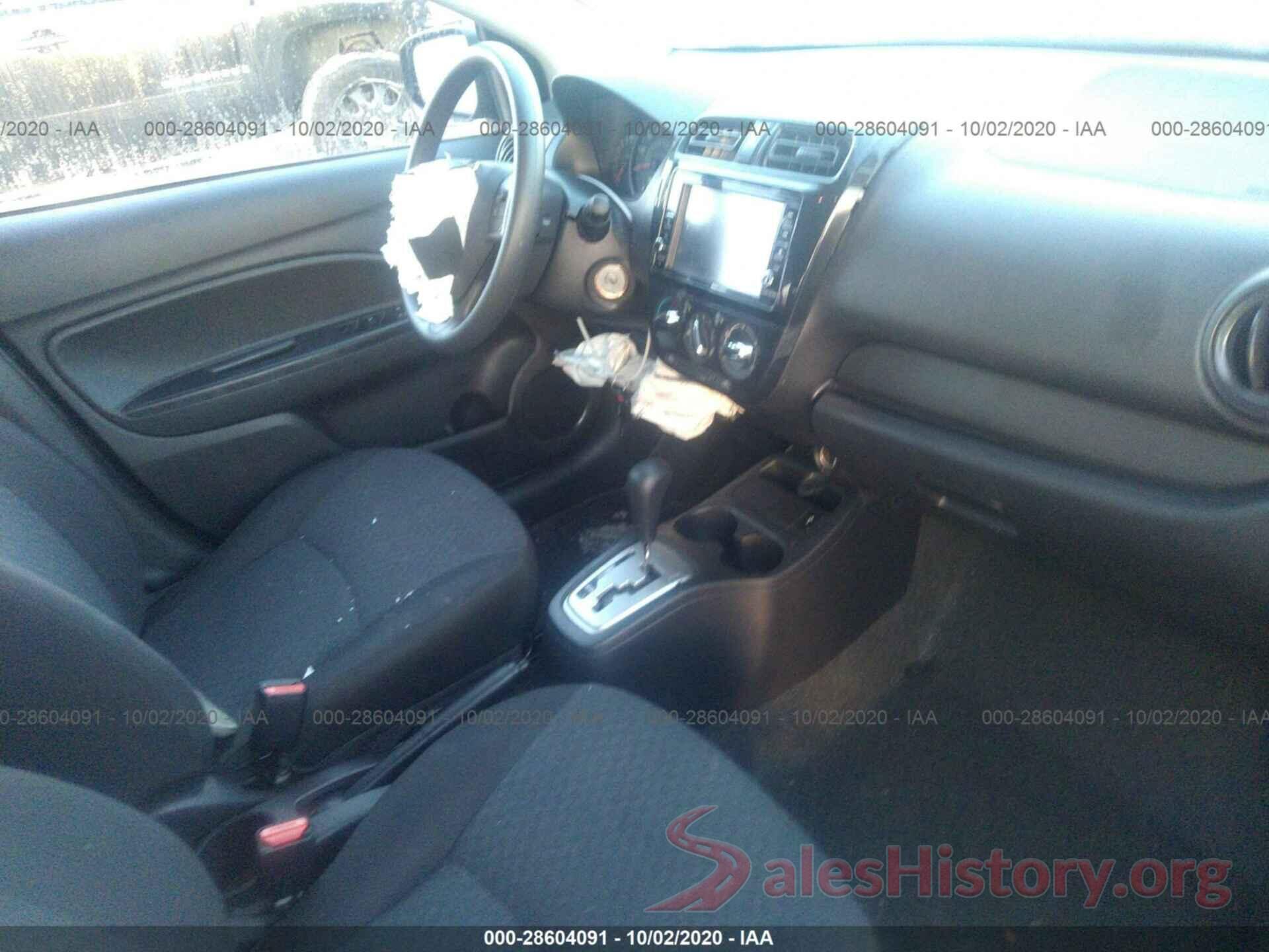 ML32A3HJ8KH002753 2019 MITSUBISHI MIRAGE