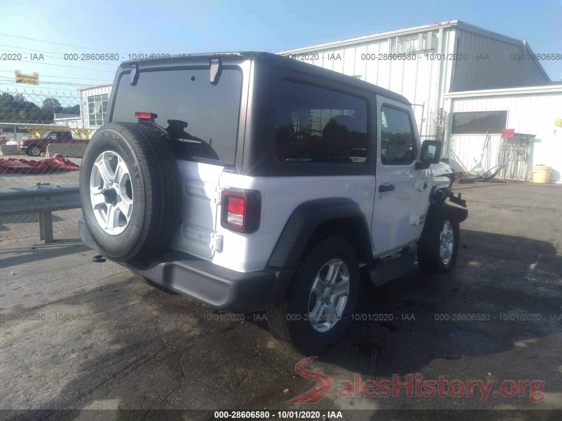 1C4GJXAG8KW536758 2019 JEEP WRANGLER