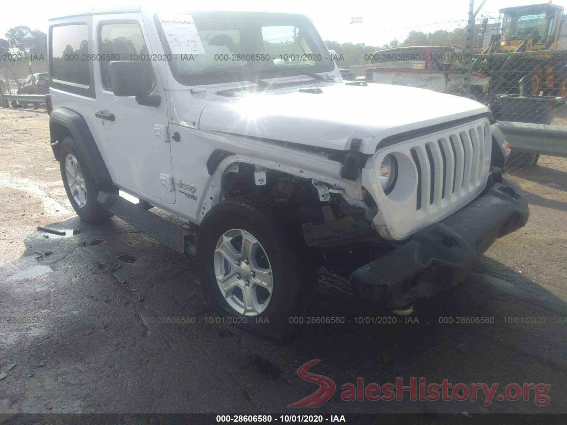 1C4GJXAG8KW536758 2019 JEEP WRANGLER