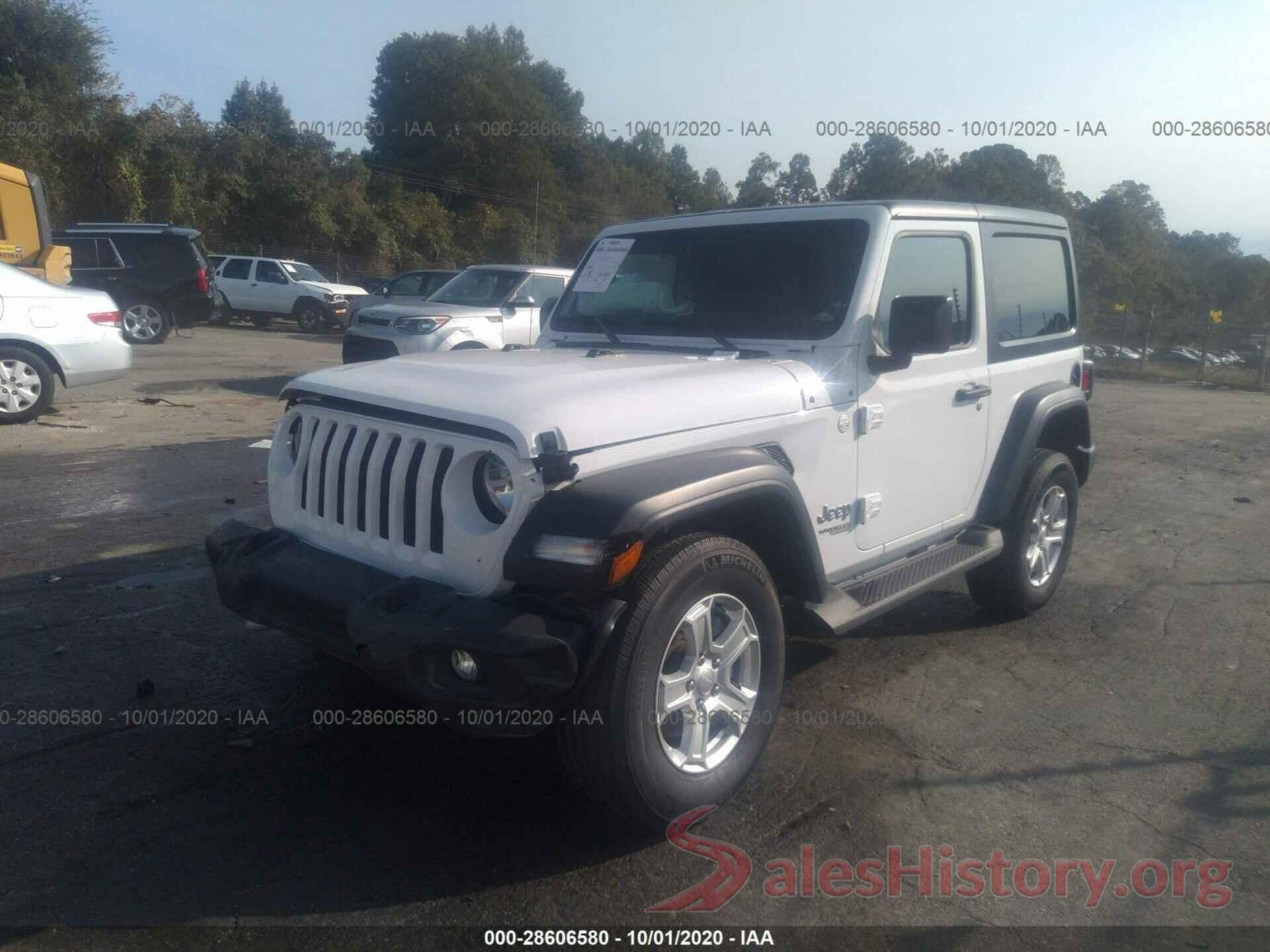 1C4GJXAG8KW536758 2019 JEEP WRANGLER