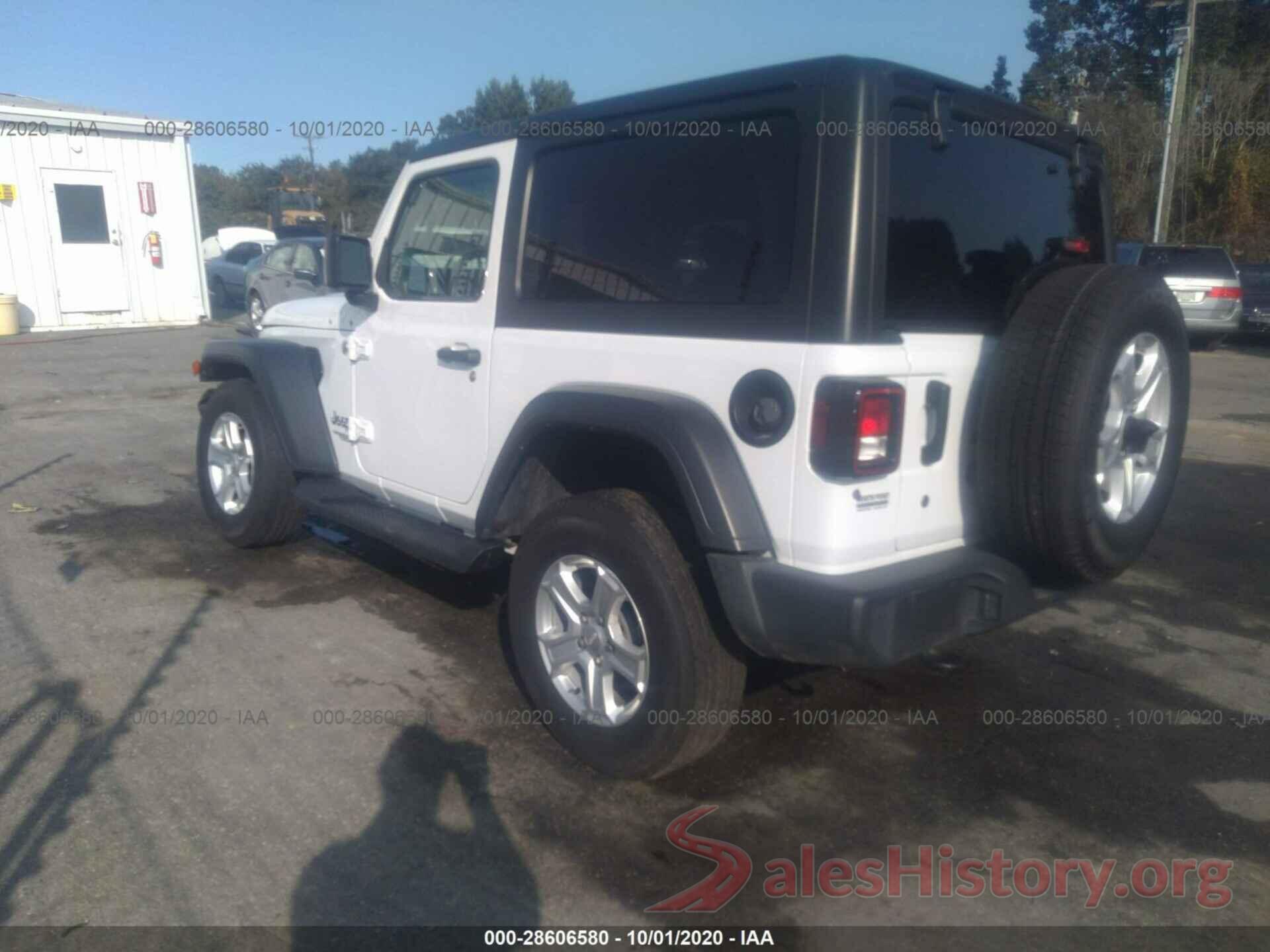 1C4GJXAG8KW536758 2019 JEEP WRANGLER