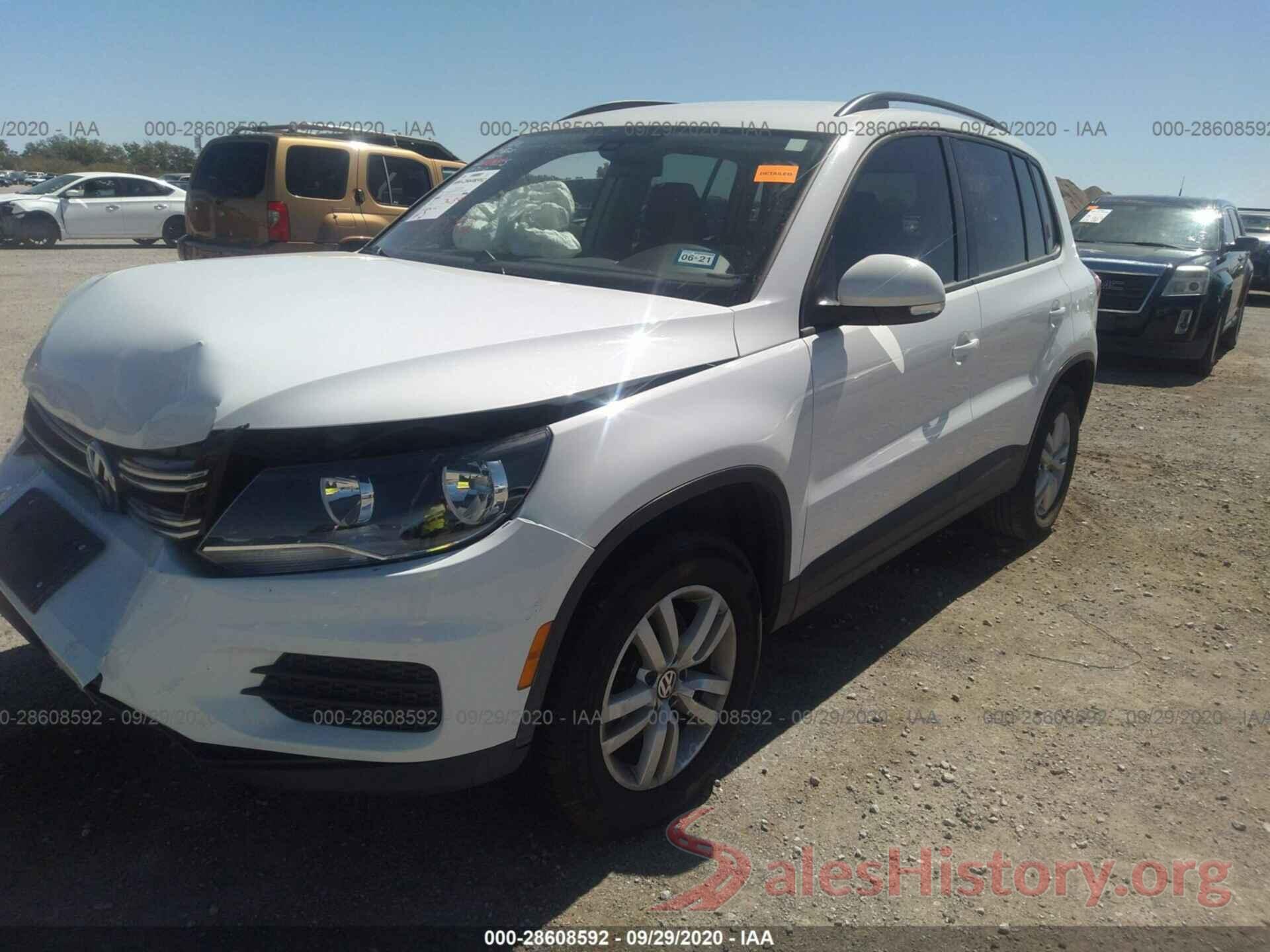 WVGAV7AX6HK001689 2017 VOLKSWAGEN TIGUAN