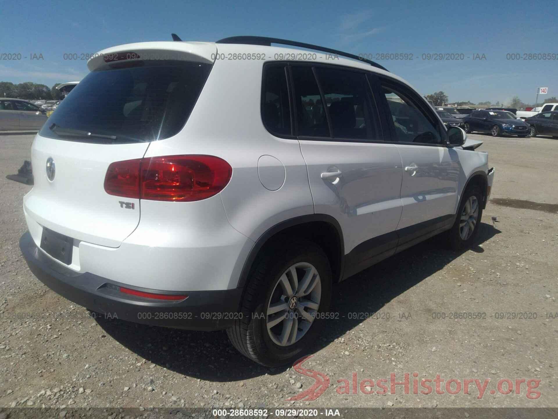 WVGAV7AX6HK001689 2017 VOLKSWAGEN TIGUAN