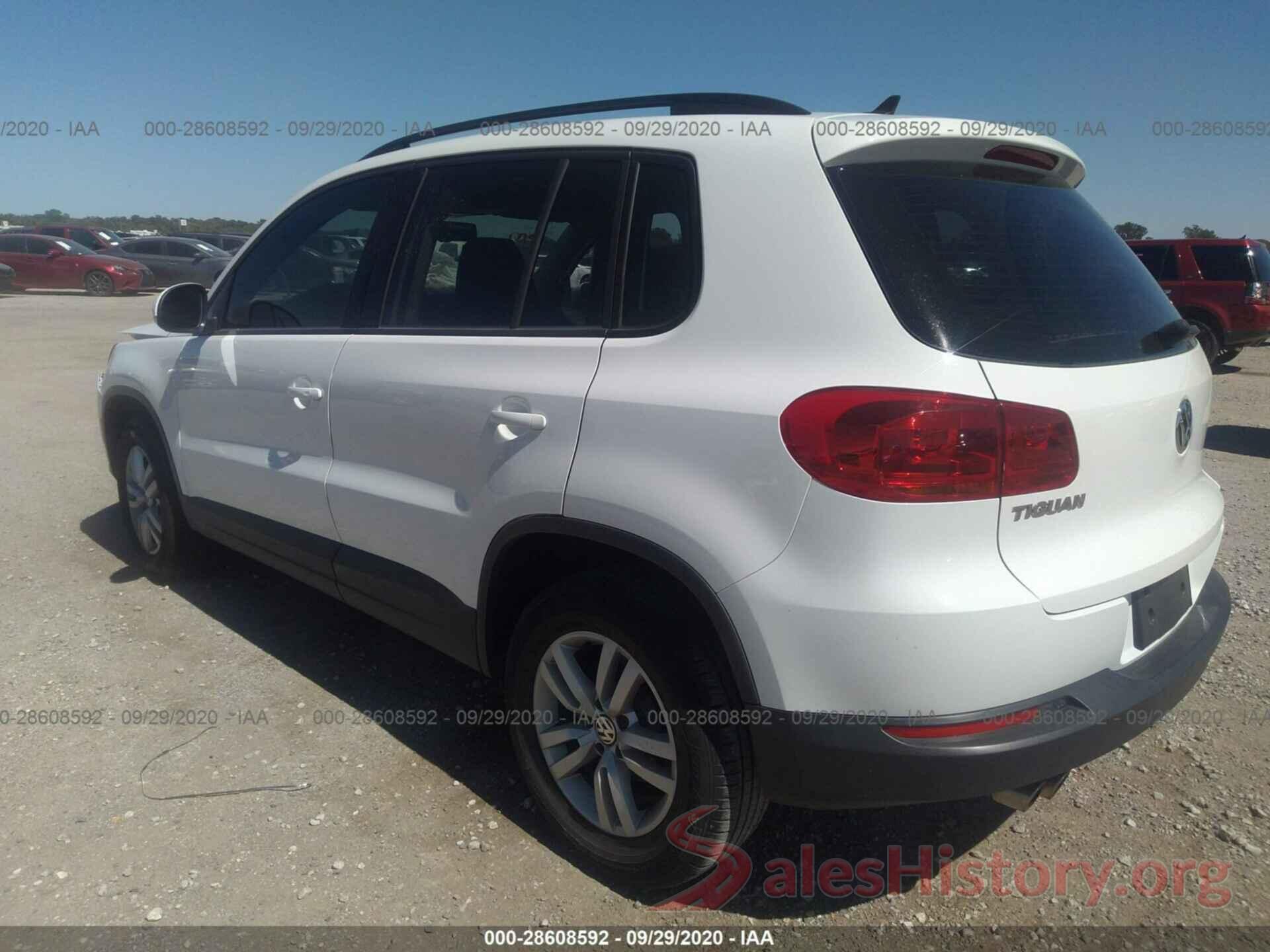 WVGAV7AX6HK001689 2017 VOLKSWAGEN TIGUAN