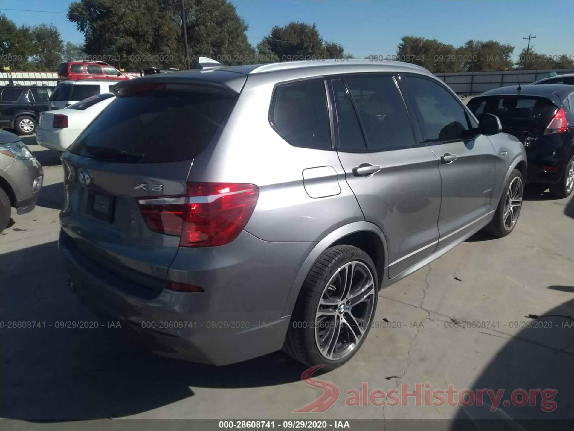 5UXWX7C39H0W39380 2017 BMW X3