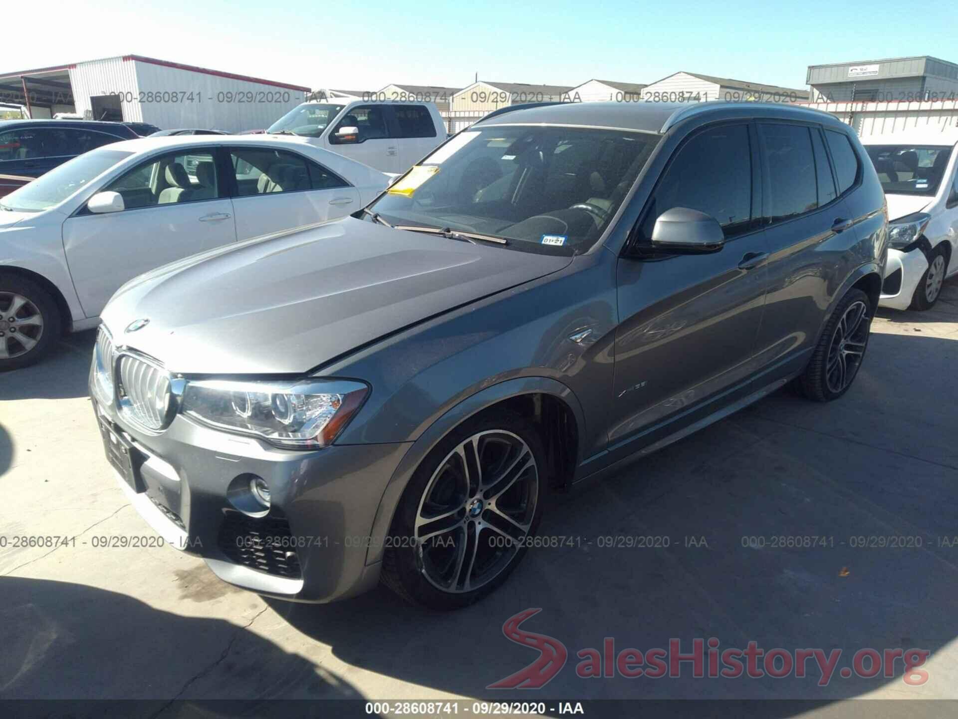 5UXWX7C39H0W39380 2017 BMW X3