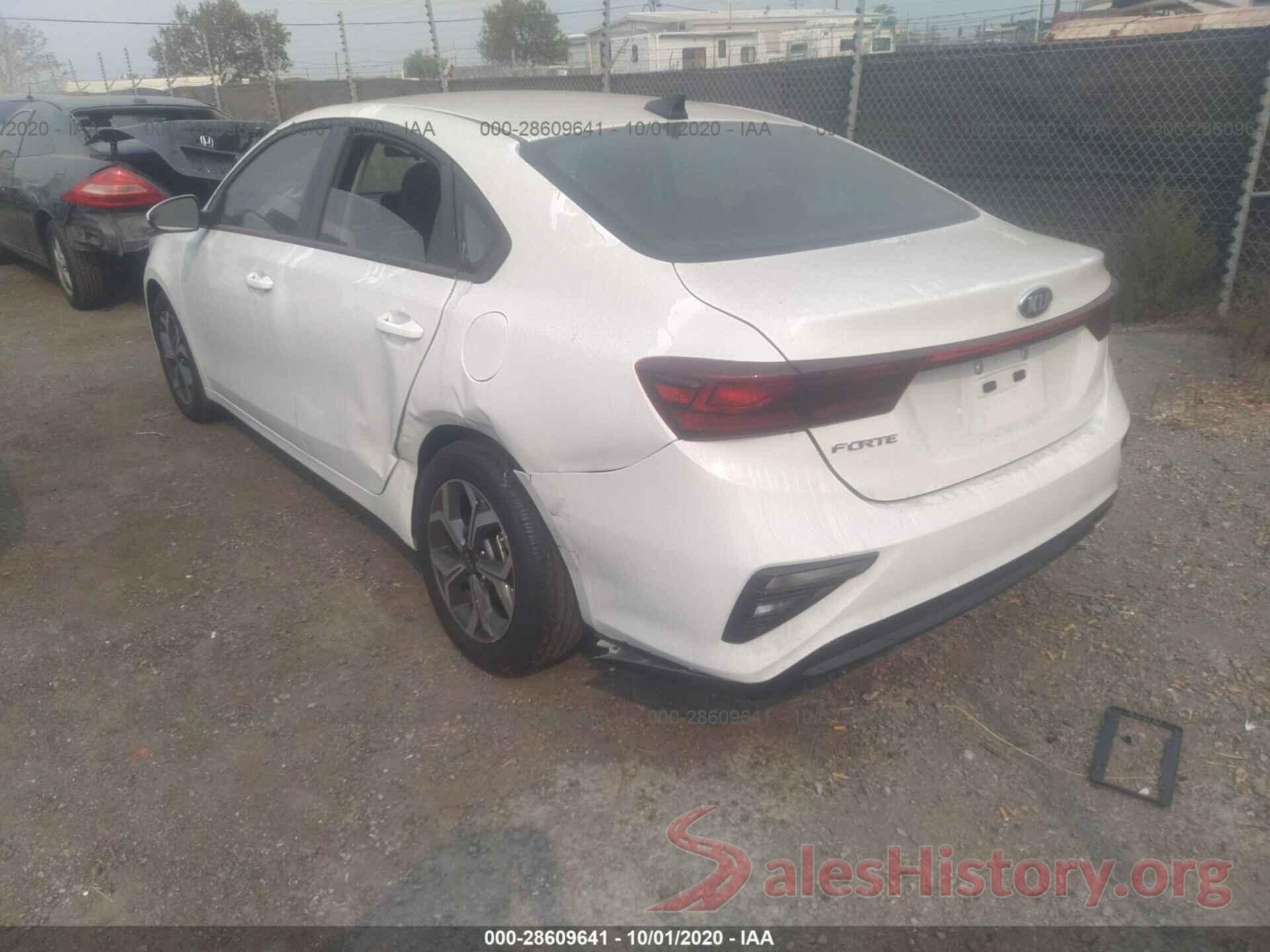 3KPF24AD5LE151327 2020 KIA FORTE