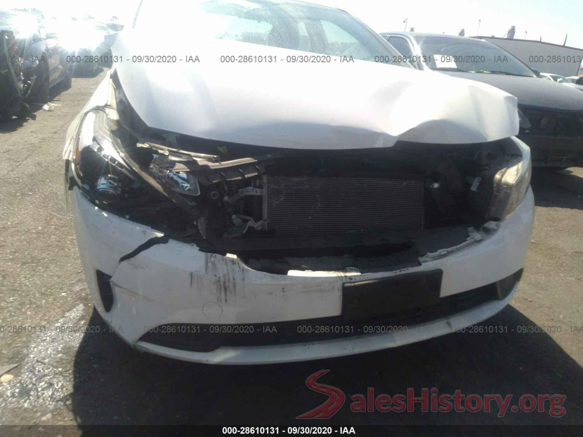 3KPFK4A76HE121996 2017 KIA FORTE