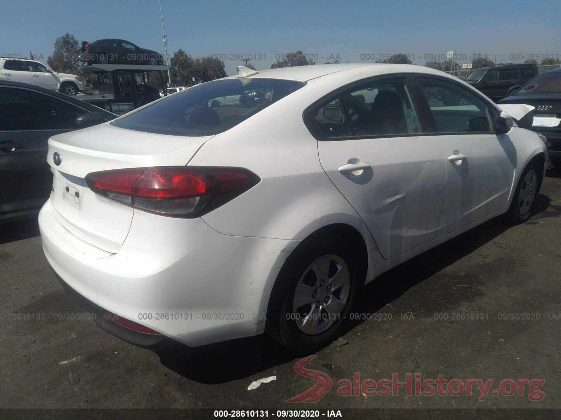 3KPFK4A76HE121996 2017 KIA FORTE