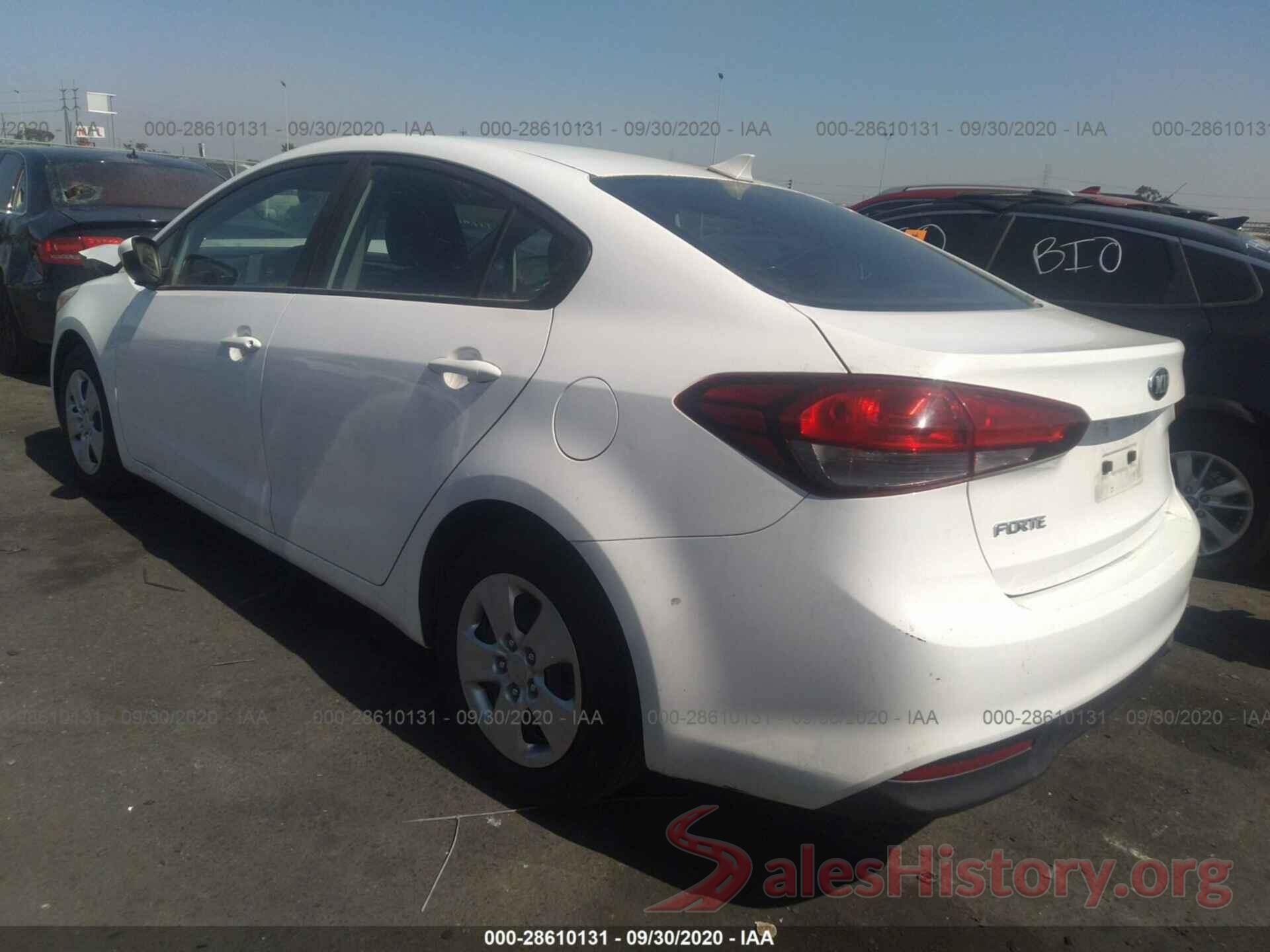 3KPFK4A76HE121996 2017 KIA FORTE