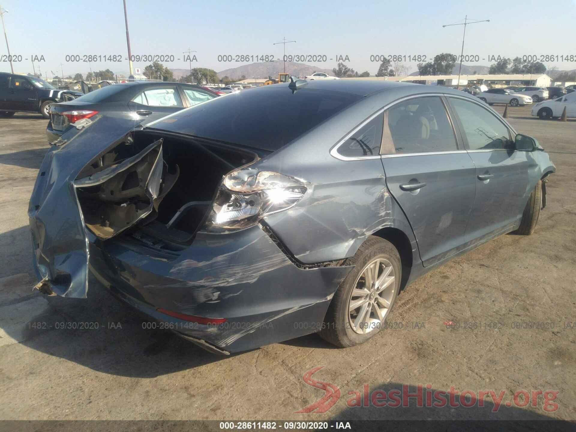 5NPE24AFXGH423627 2016 HYUNDAI SONATA