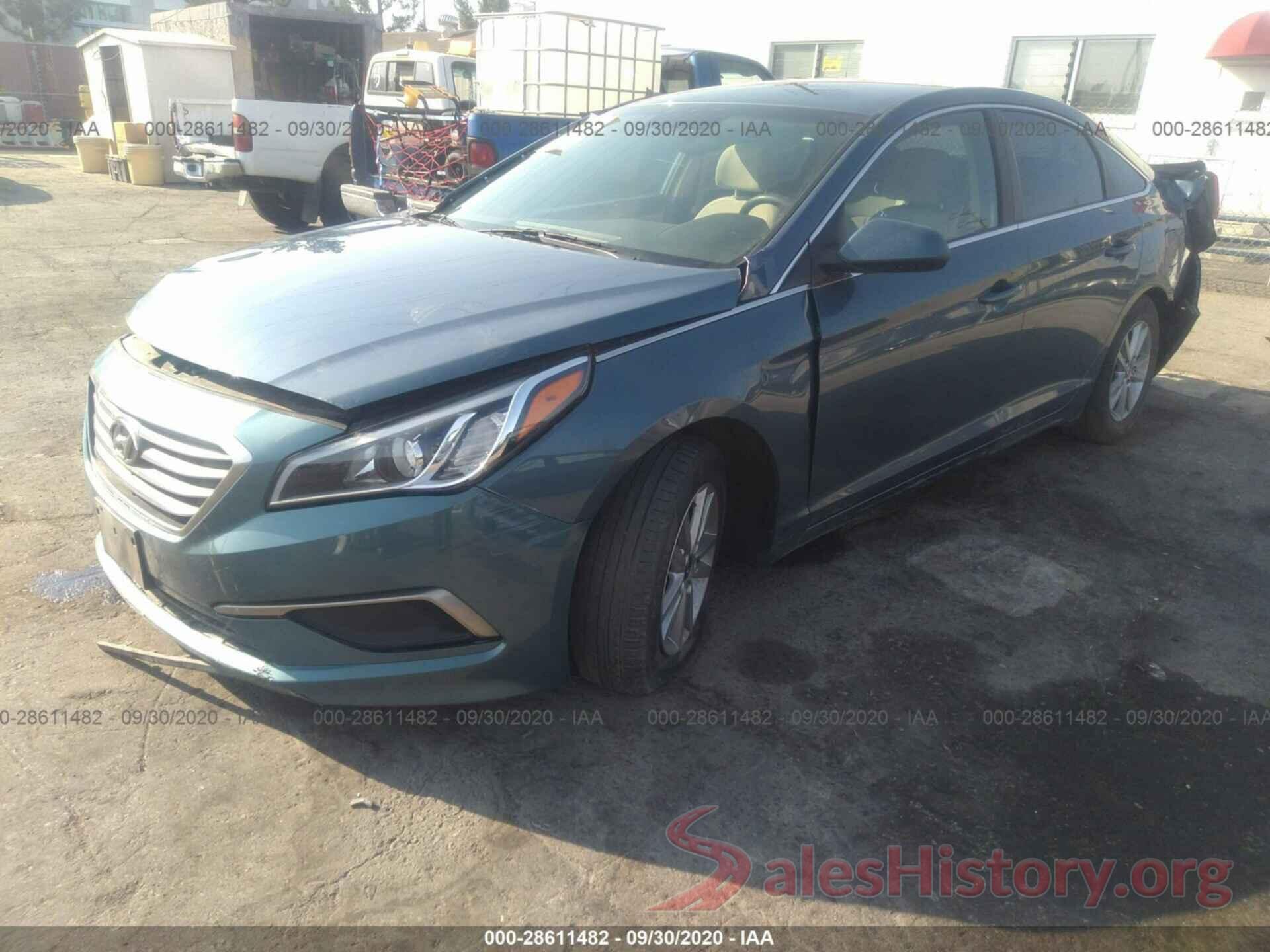 5NPE24AFXGH423627 2016 HYUNDAI SONATA