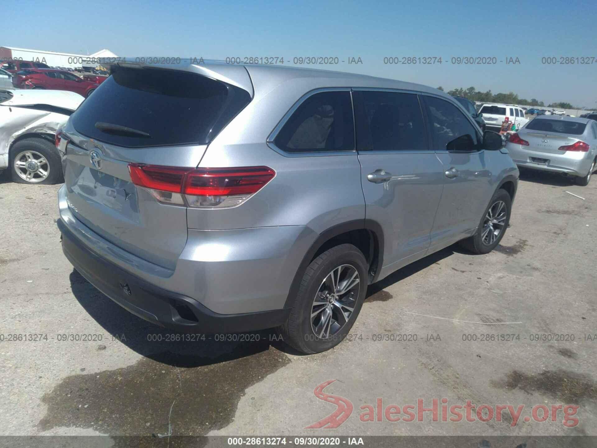 5TDZZRFH1JS254572 2018 TOYOTA HIGHLANDER