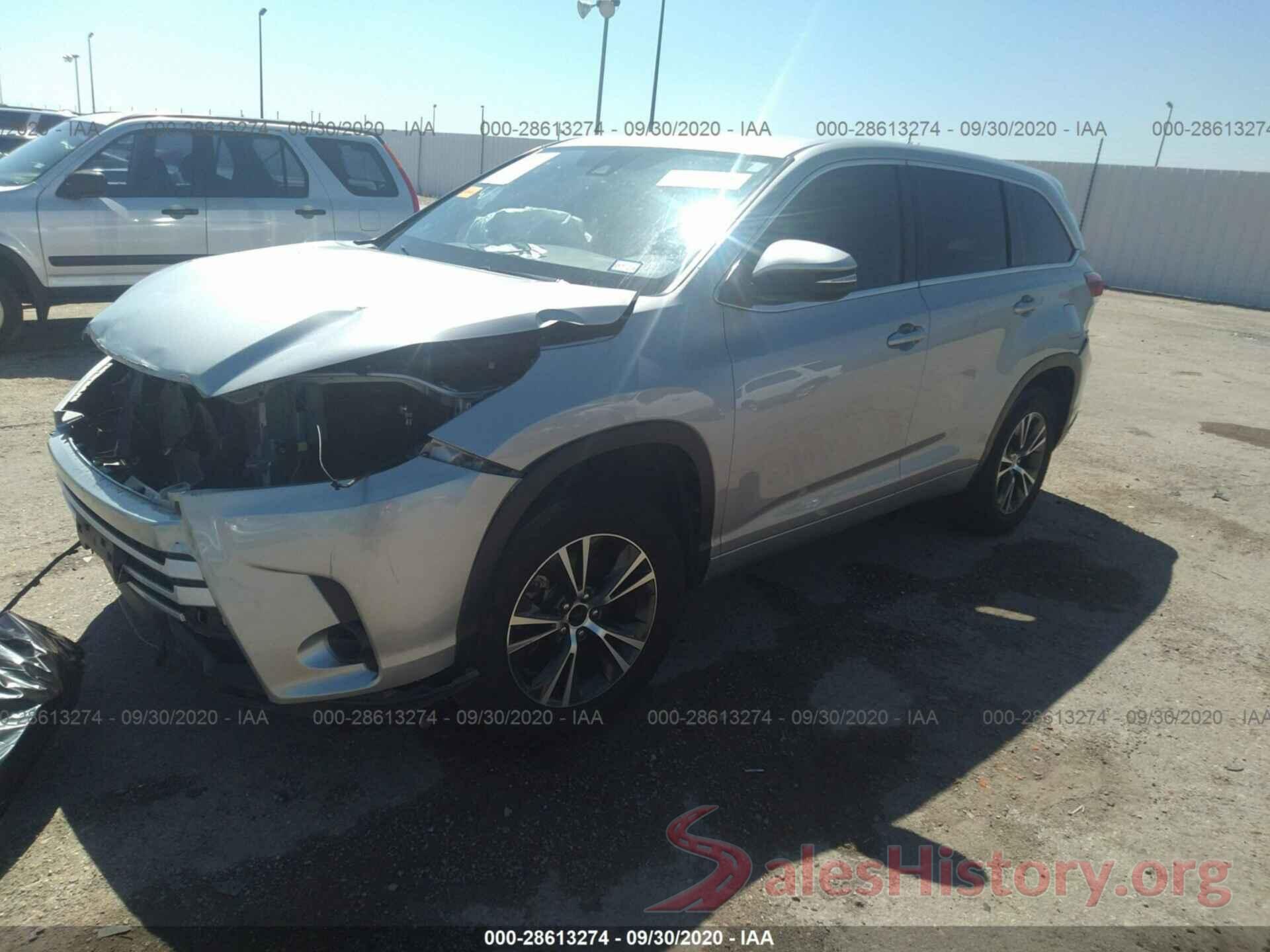 5TDZZRFH1JS254572 2018 TOYOTA HIGHLANDER