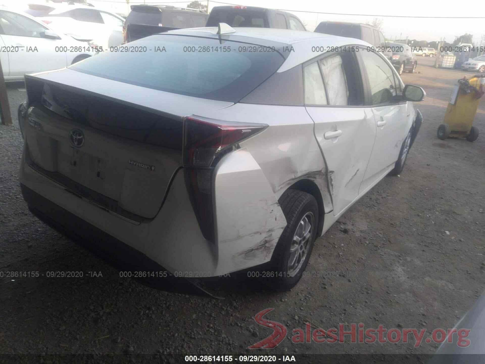 JTDKBRFU1H3050899 2017 TOYOTA PRIUS