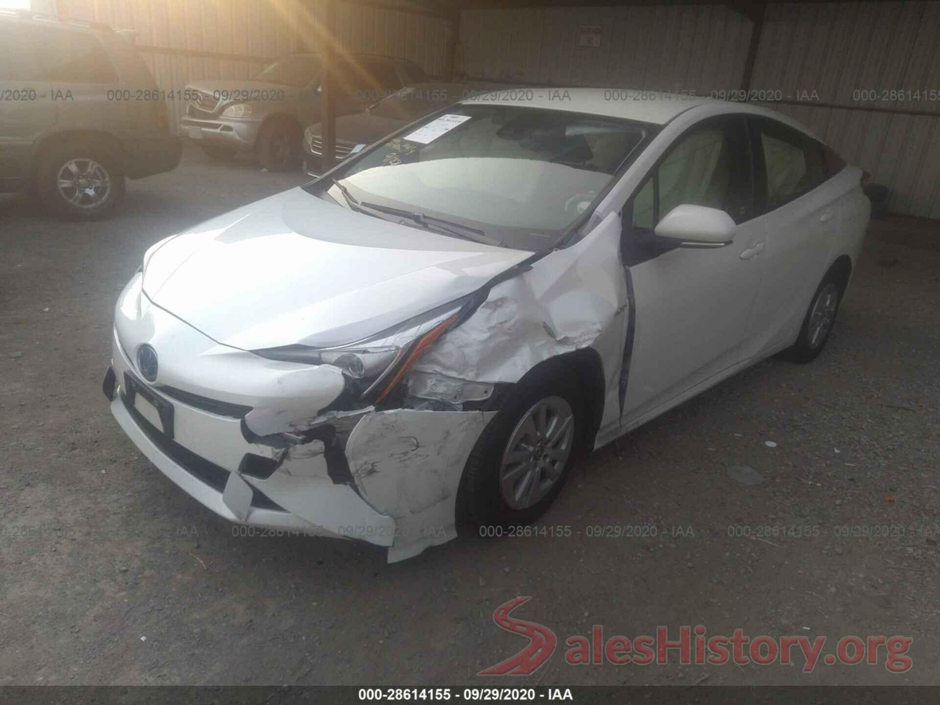 JTDKBRFU1H3050899 2017 TOYOTA PRIUS