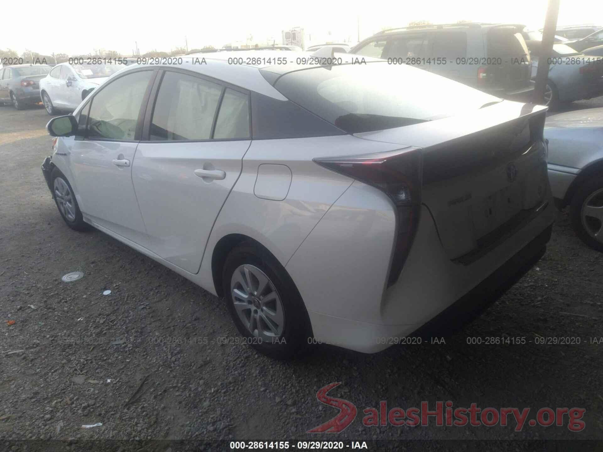 JTDKBRFU1H3050899 2017 TOYOTA PRIUS