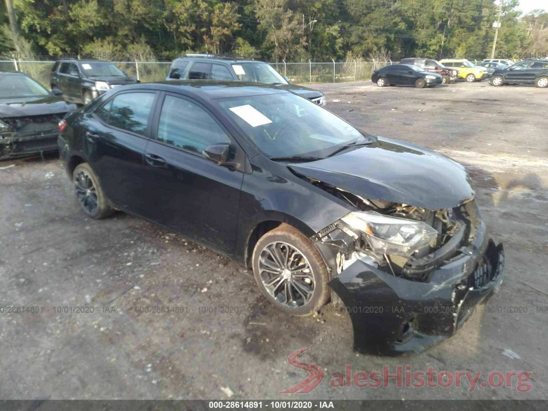 5YFBURHE3GP538290 2016 TOYOTA COROLLA