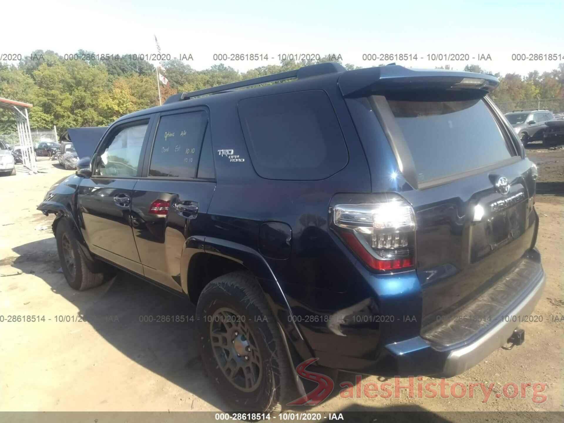 JTEBU5JR7L5820389 2020 TOYOTA 4RUNNER