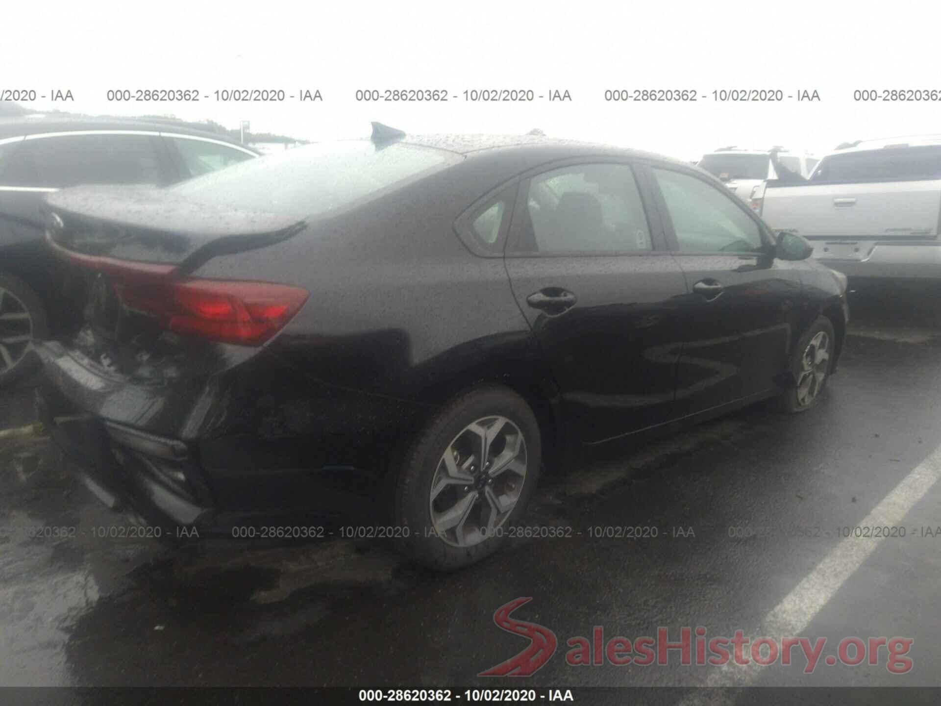 3KPF24AD1LE205531 2020 KIA FORTE