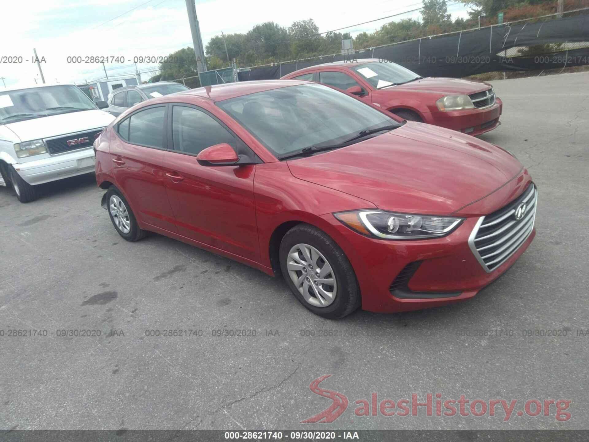 5NPD74LF6JH352301 2018 HYUNDAI ELANTRA