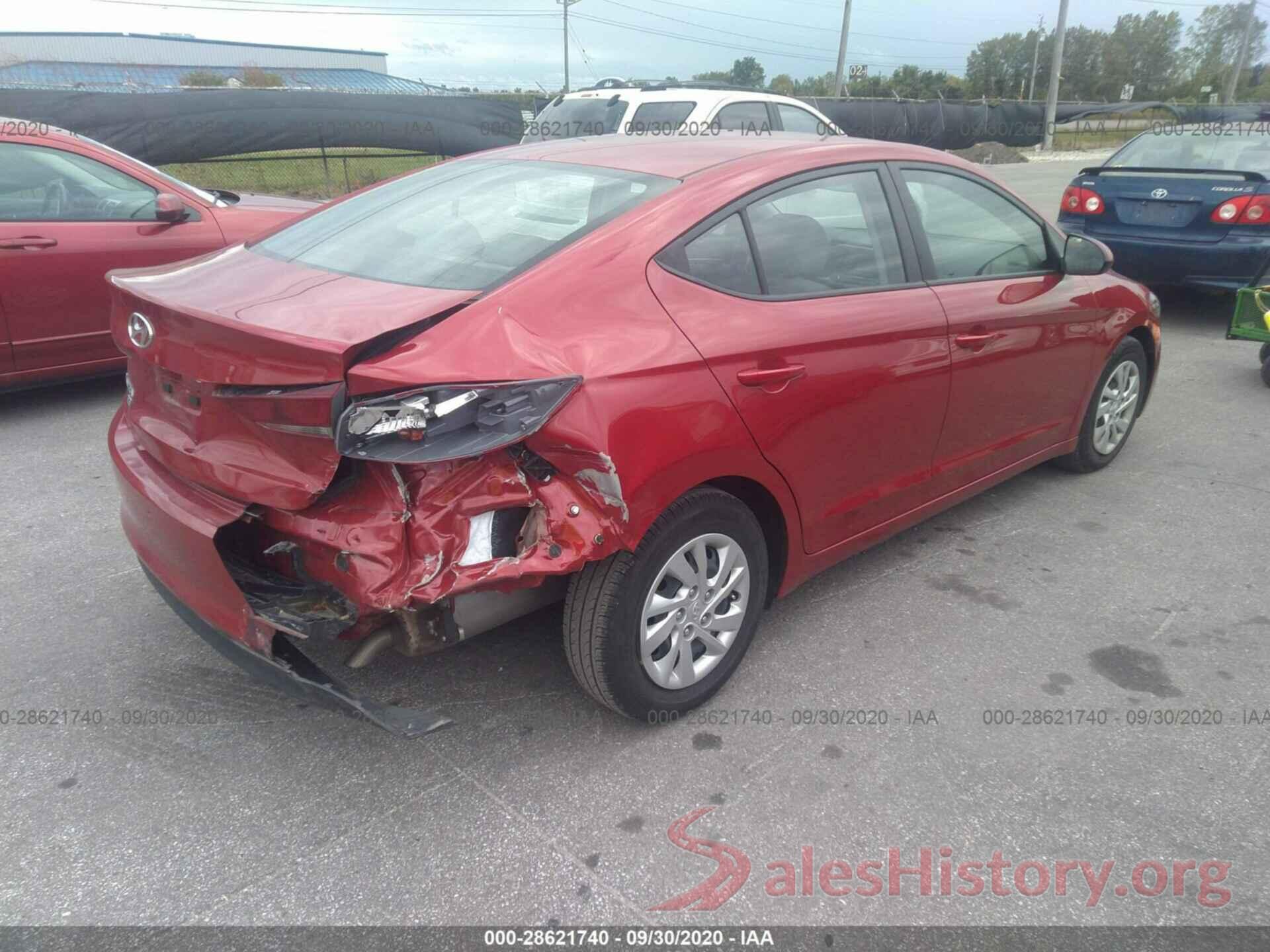 5NPD74LF6JH352301 2018 HYUNDAI ELANTRA