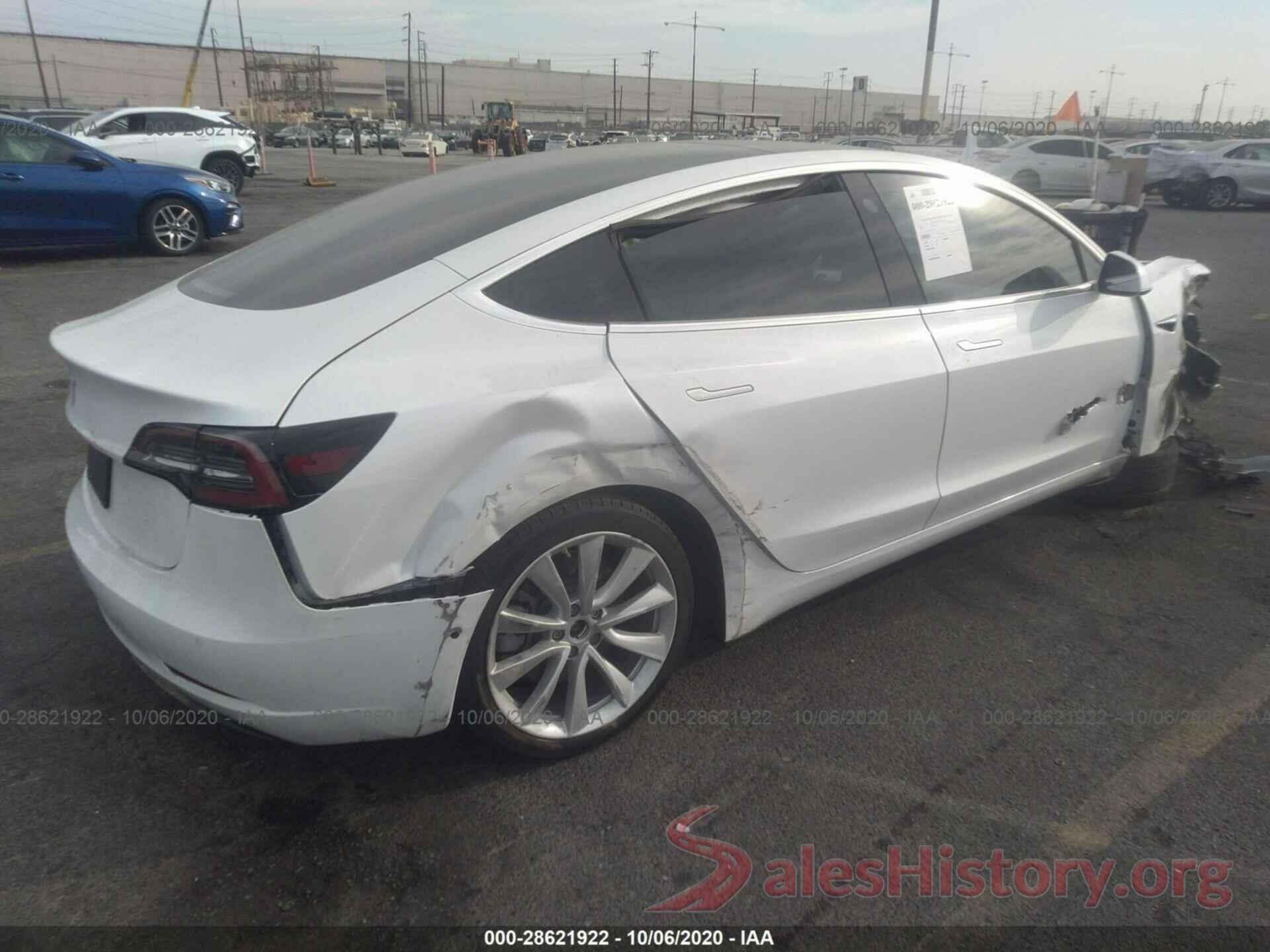 5YJ3E1EA0KF509841 2019 TESLA MODEL 3