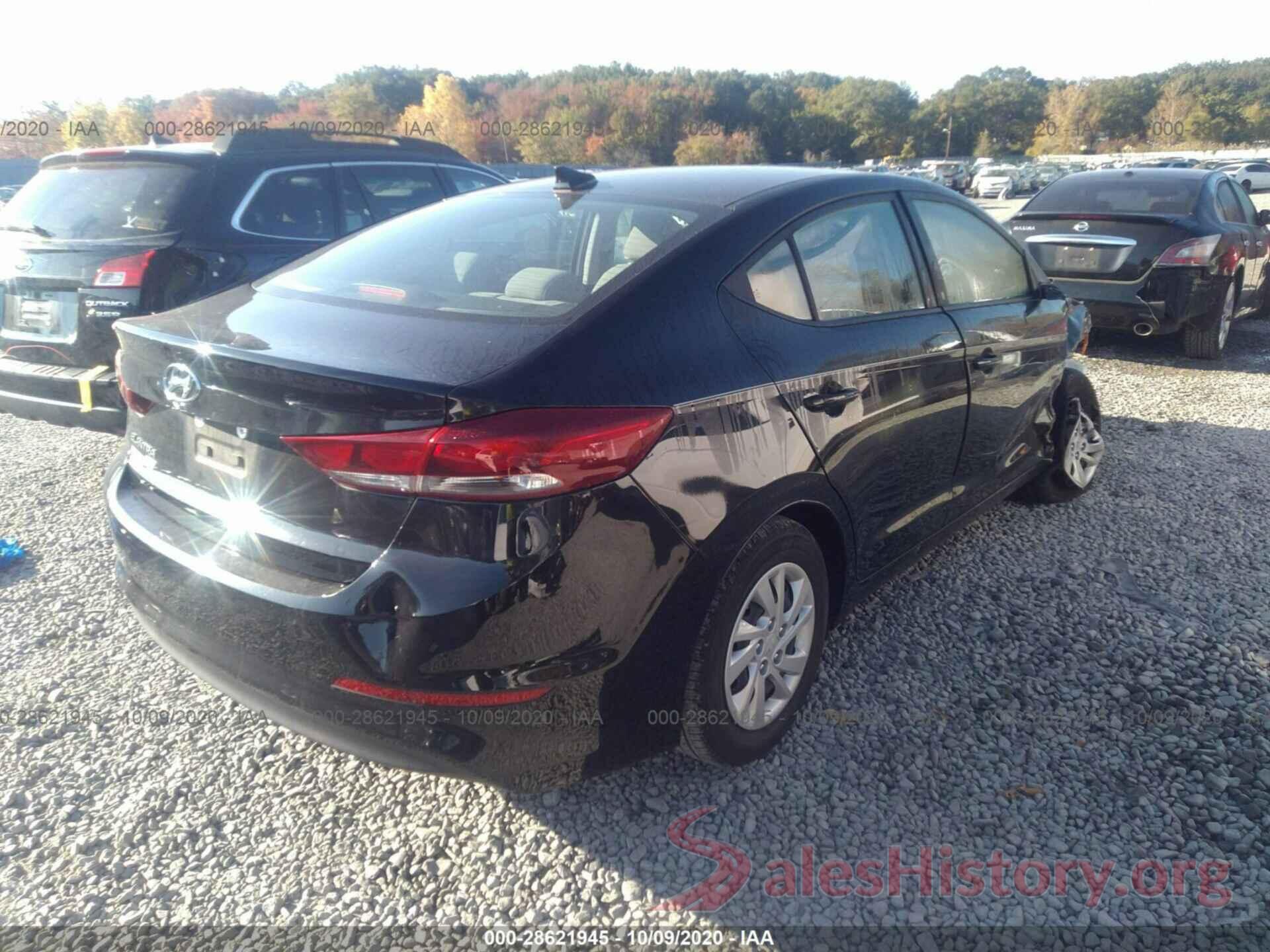 5NPD74LF4JH371848 2018 HYUNDAI ELANTRA