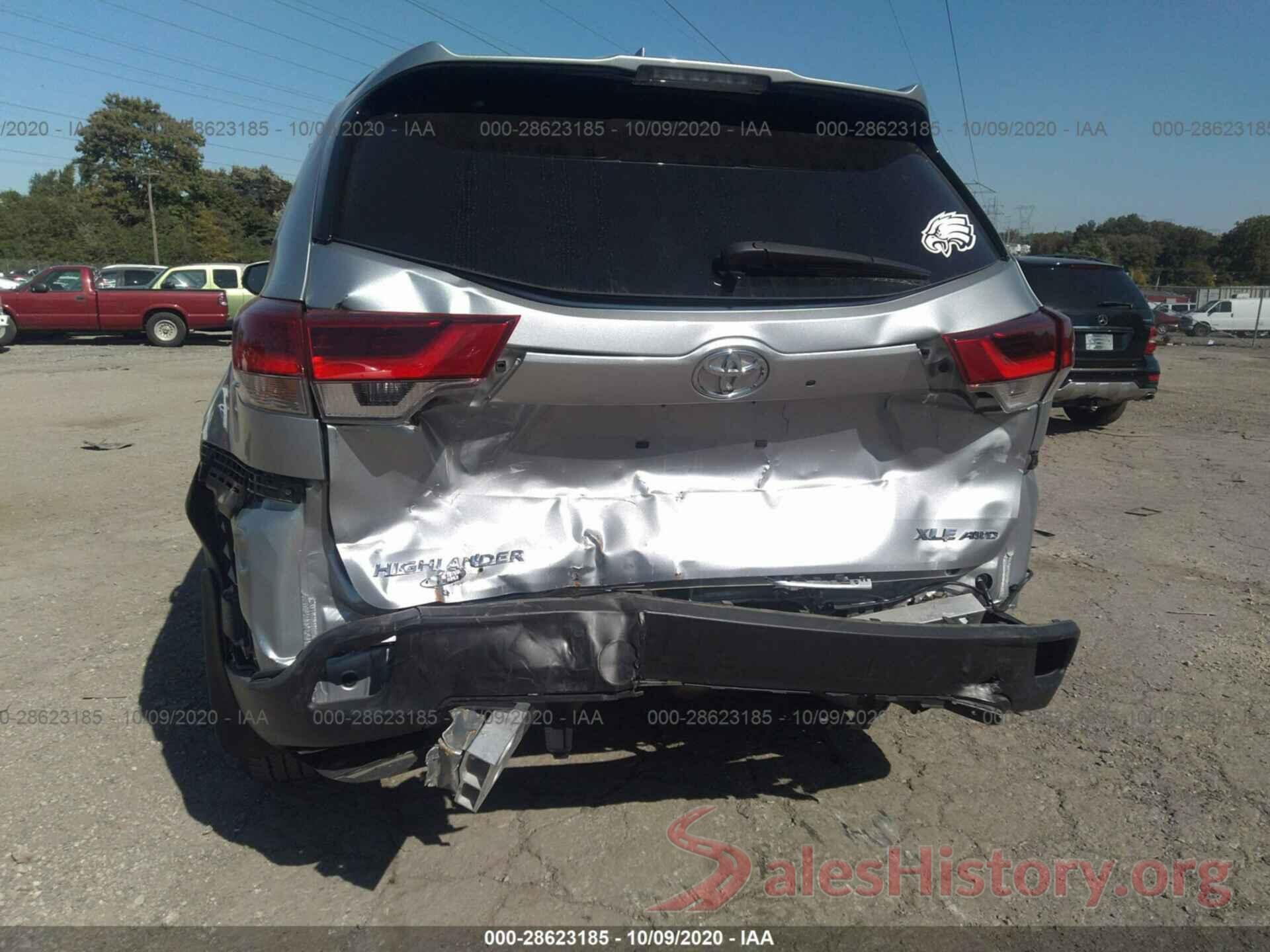 5TDJZRFH1JS806603 2018 TOYOTA HIGHLANDER