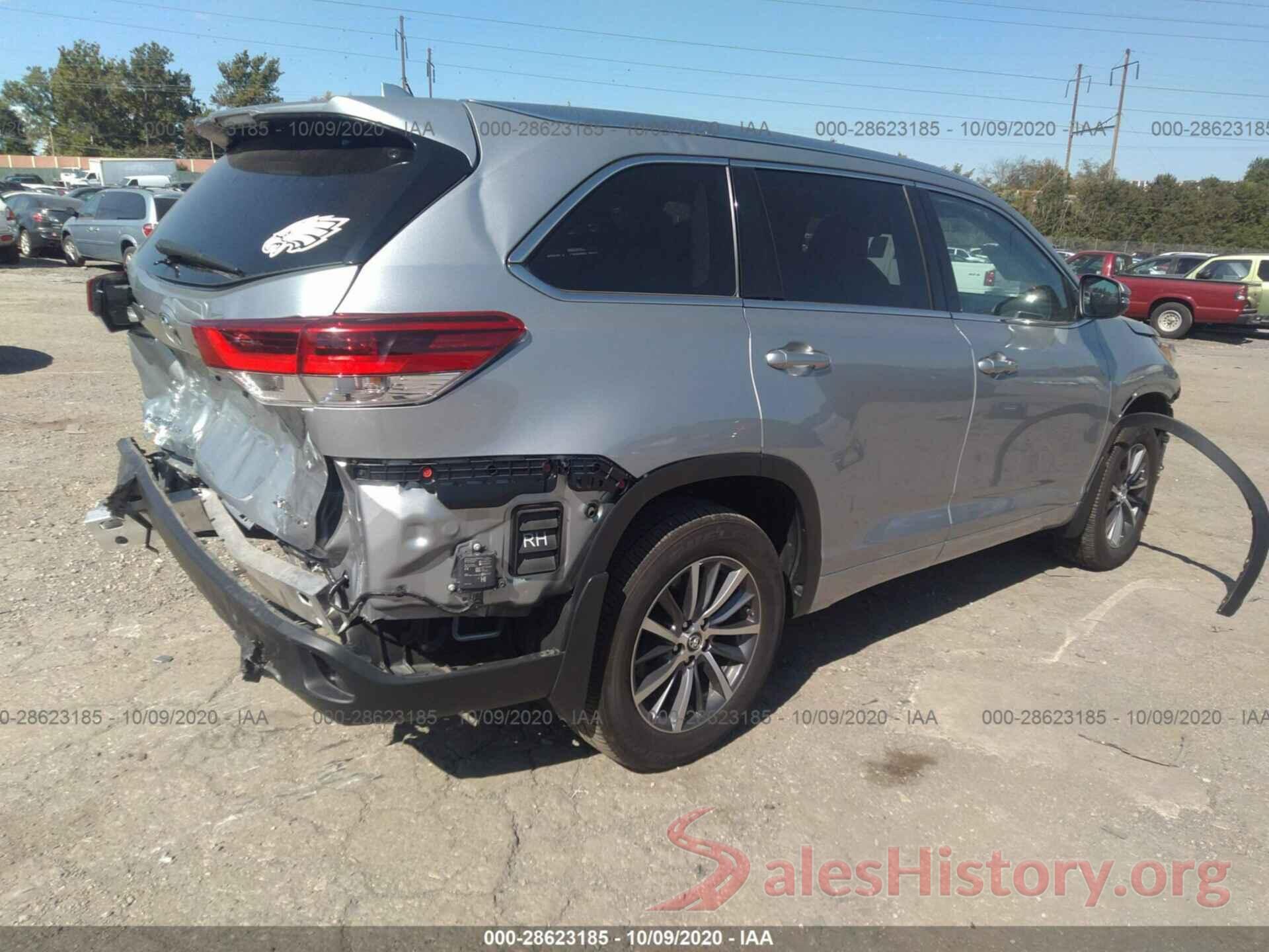 5TDJZRFH1JS806603 2018 TOYOTA HIGHLANDER