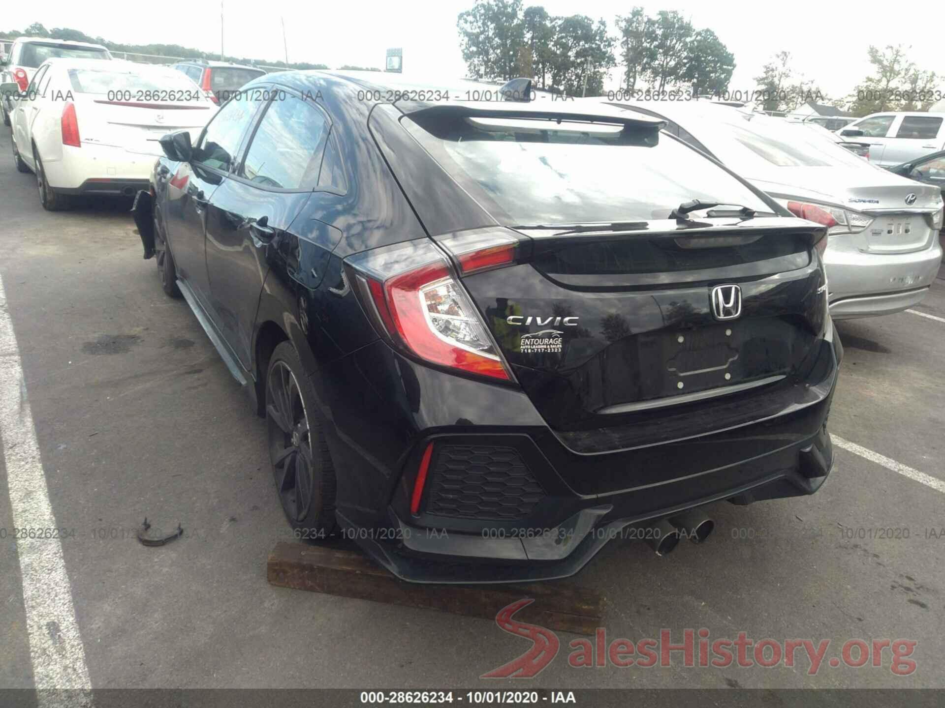 SHHFK7H47JU411708 2018 HONDA CIVIC HATCHBACK