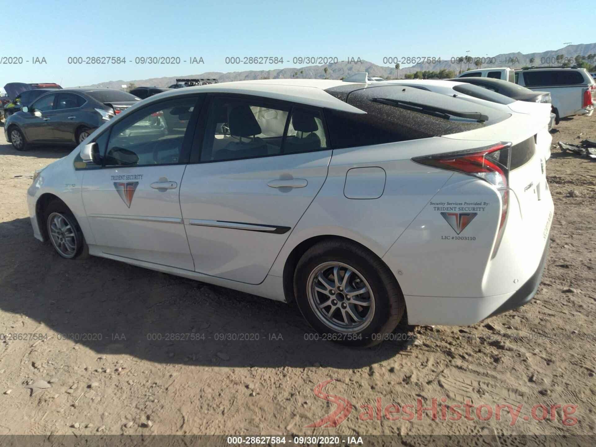 JTDKBRFU3J3061487 2018 TOYOTA PRIUS