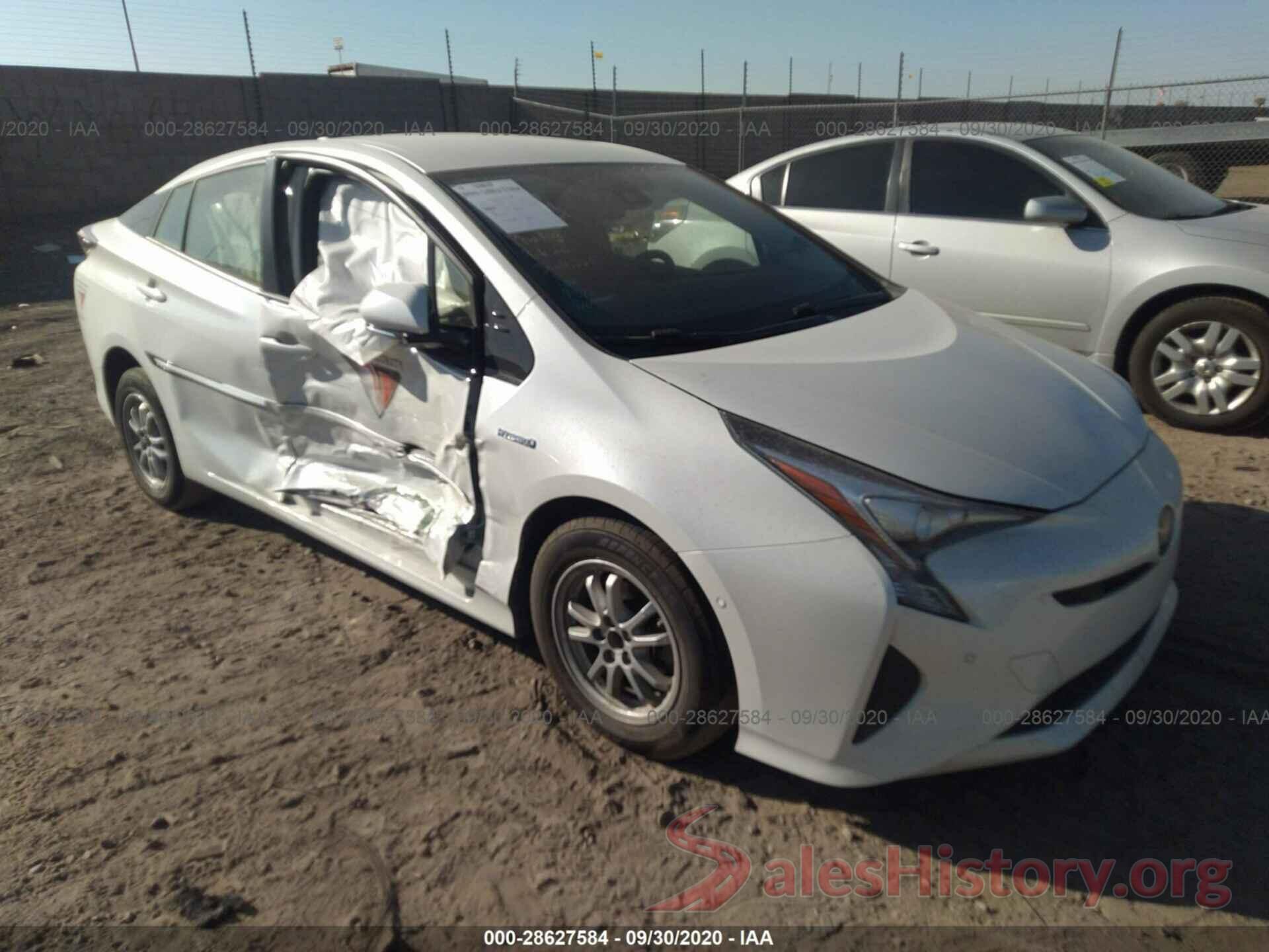 JTDKBRFU3J3061487 2018 TOYOTA PRIUS