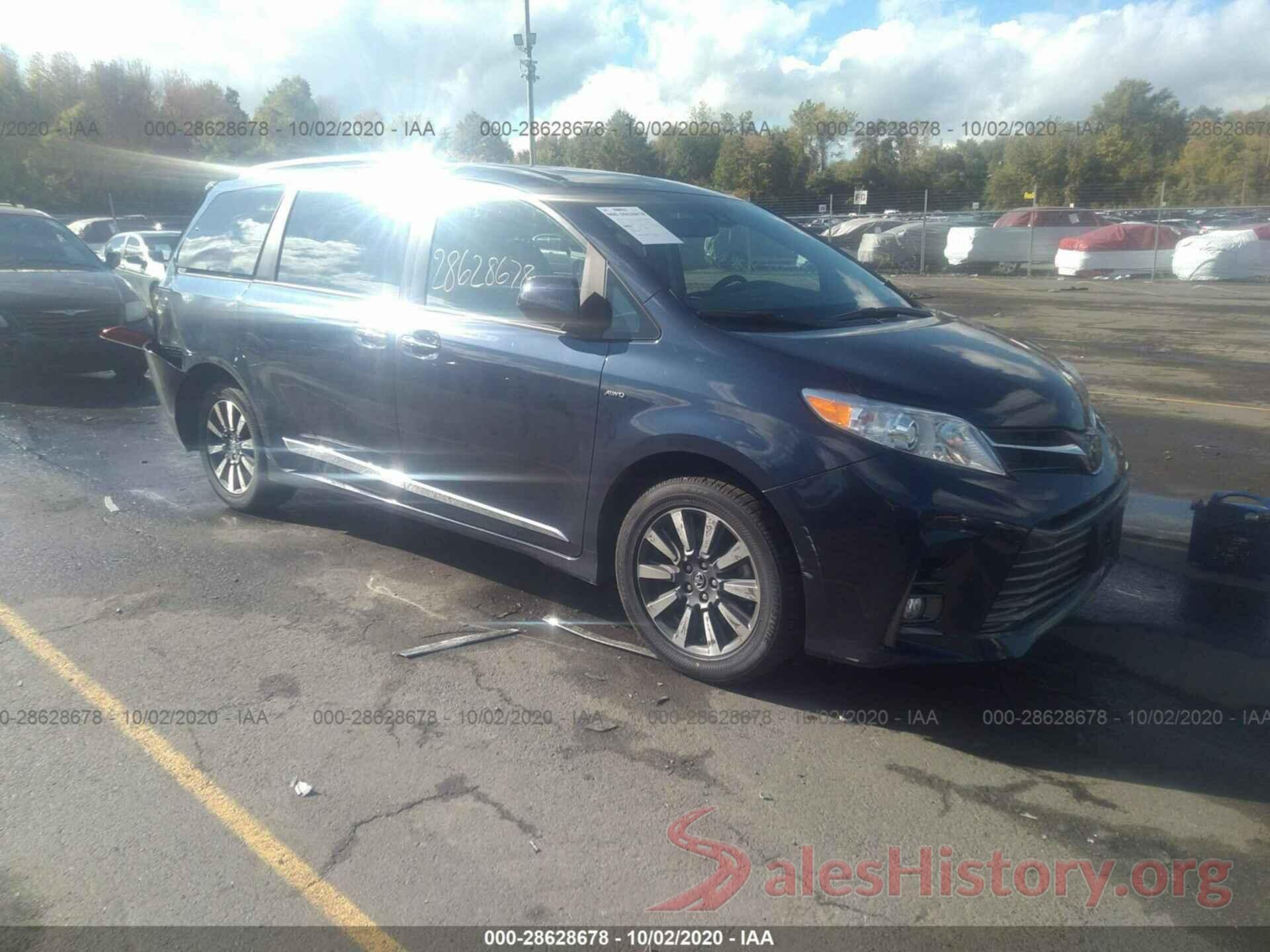 5TDDZ3DC9JS205425 2018 TOYOTA SIENNA