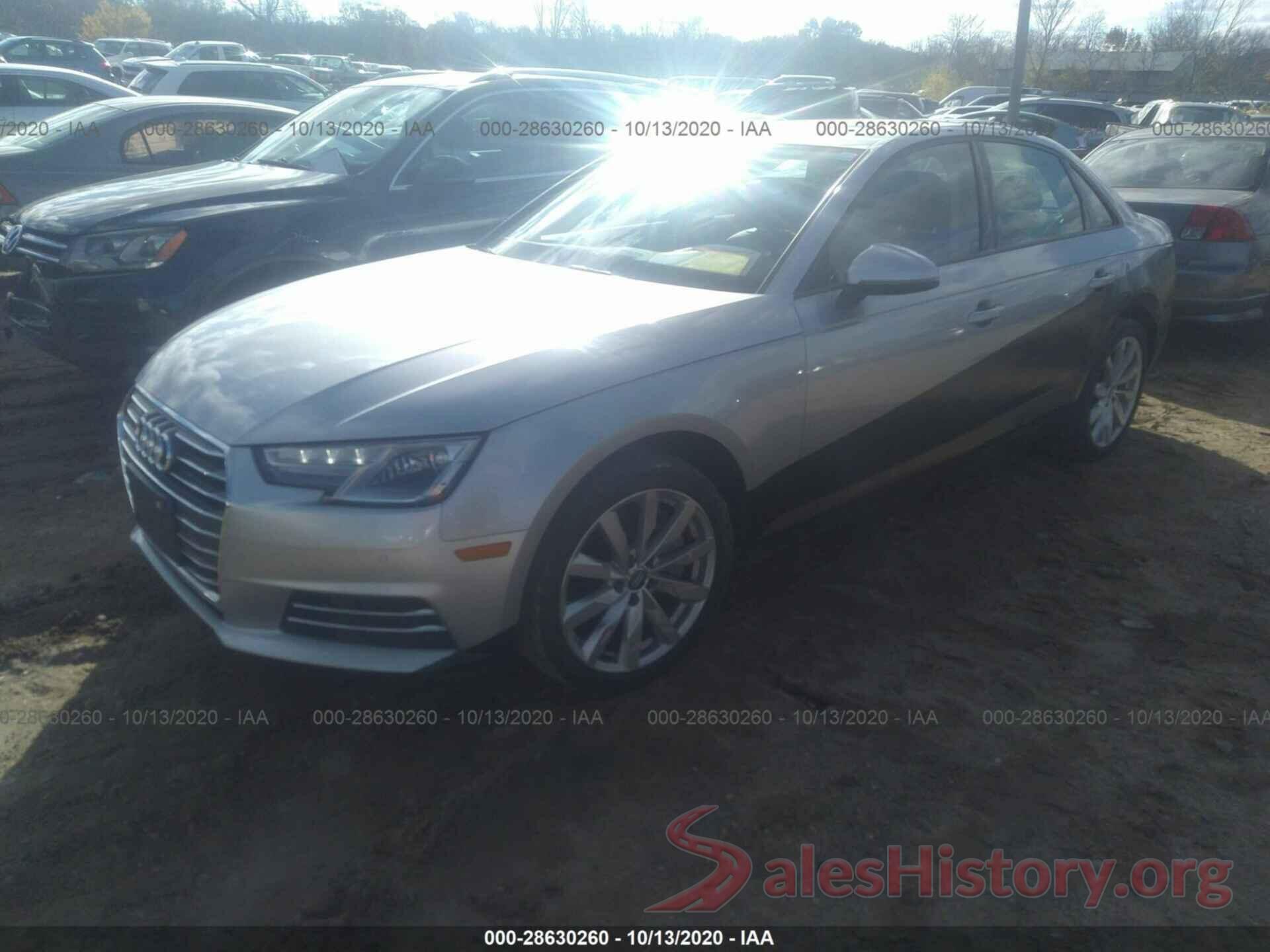 WAUANAF46HN007598 2017 AUDI A4