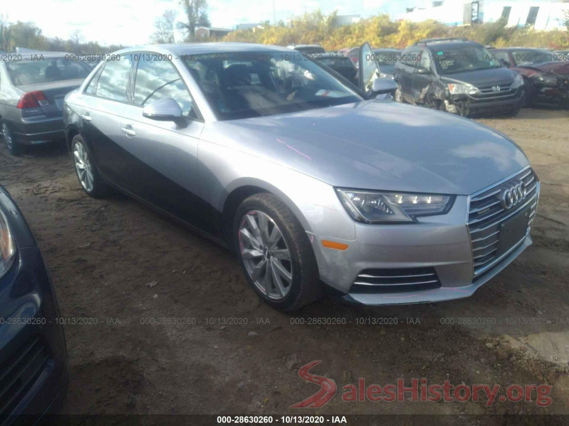 WAUANAF46HN007598 2017 AUDI A4