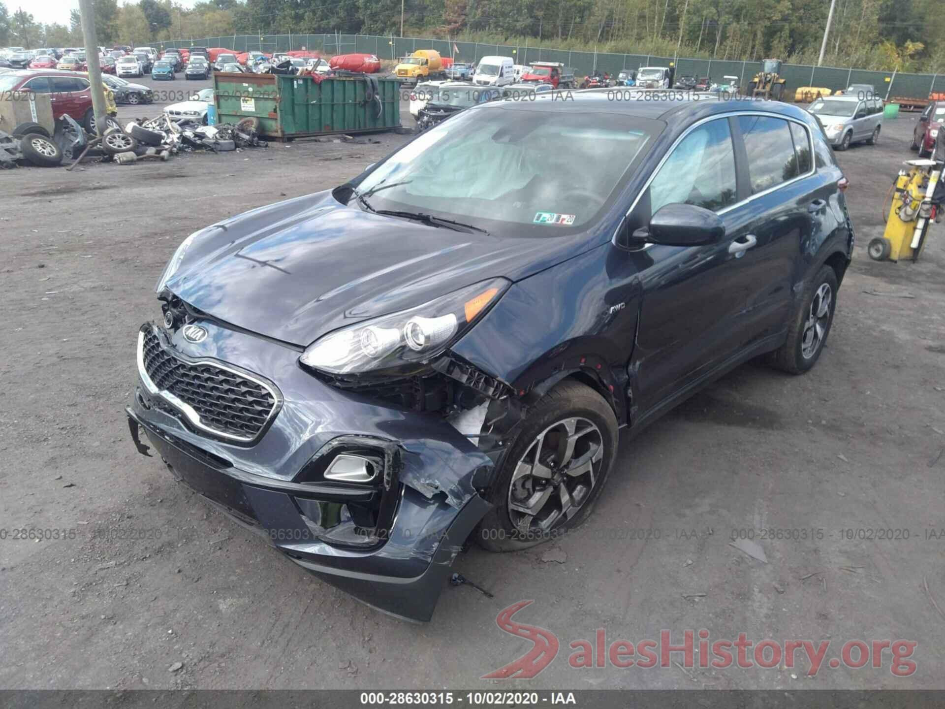 KNDPMCAC3L7674989 2020 KIA SPORTAGE