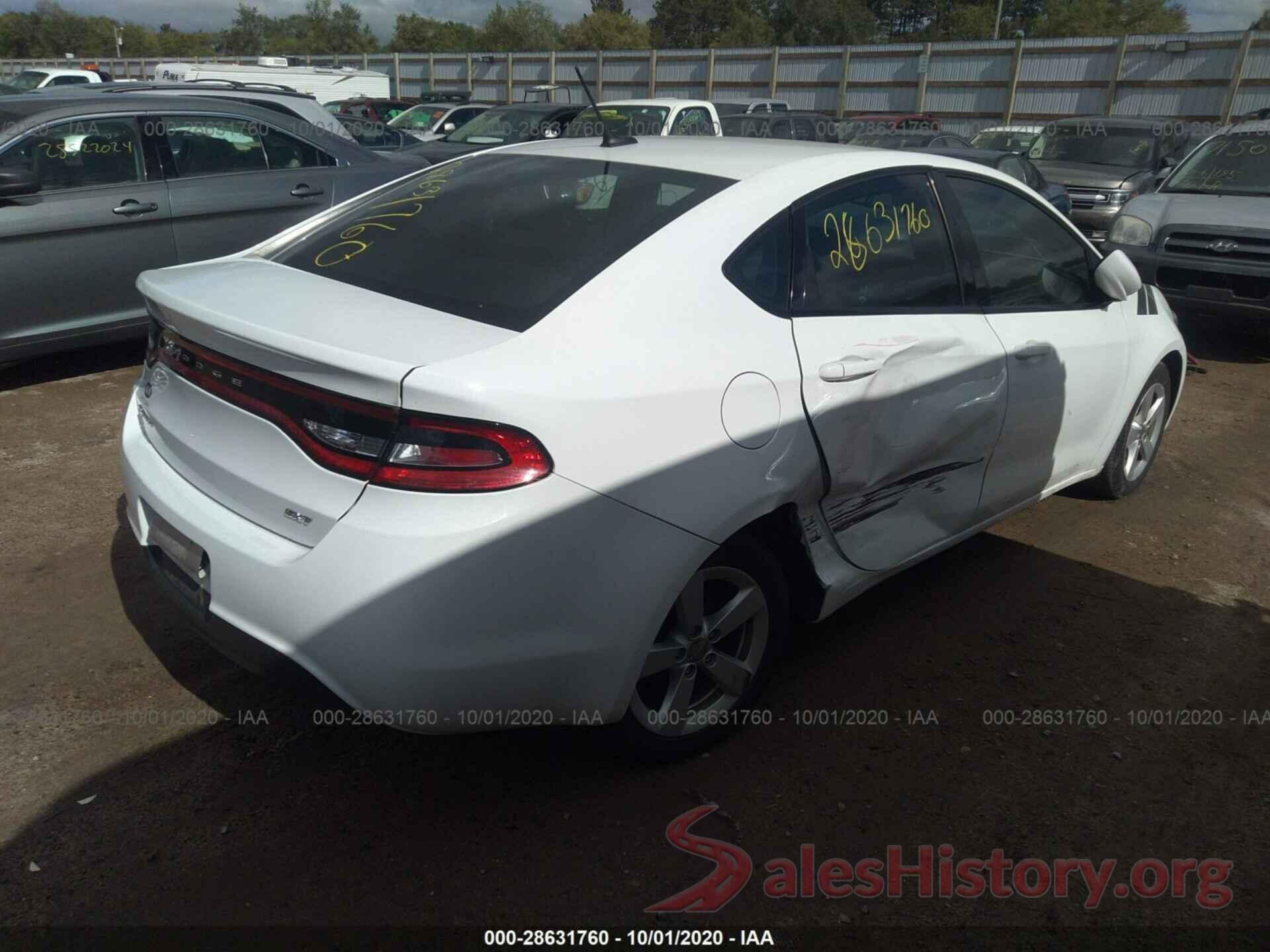 1C3CDFBB9GD660807 2016 DODGE DART